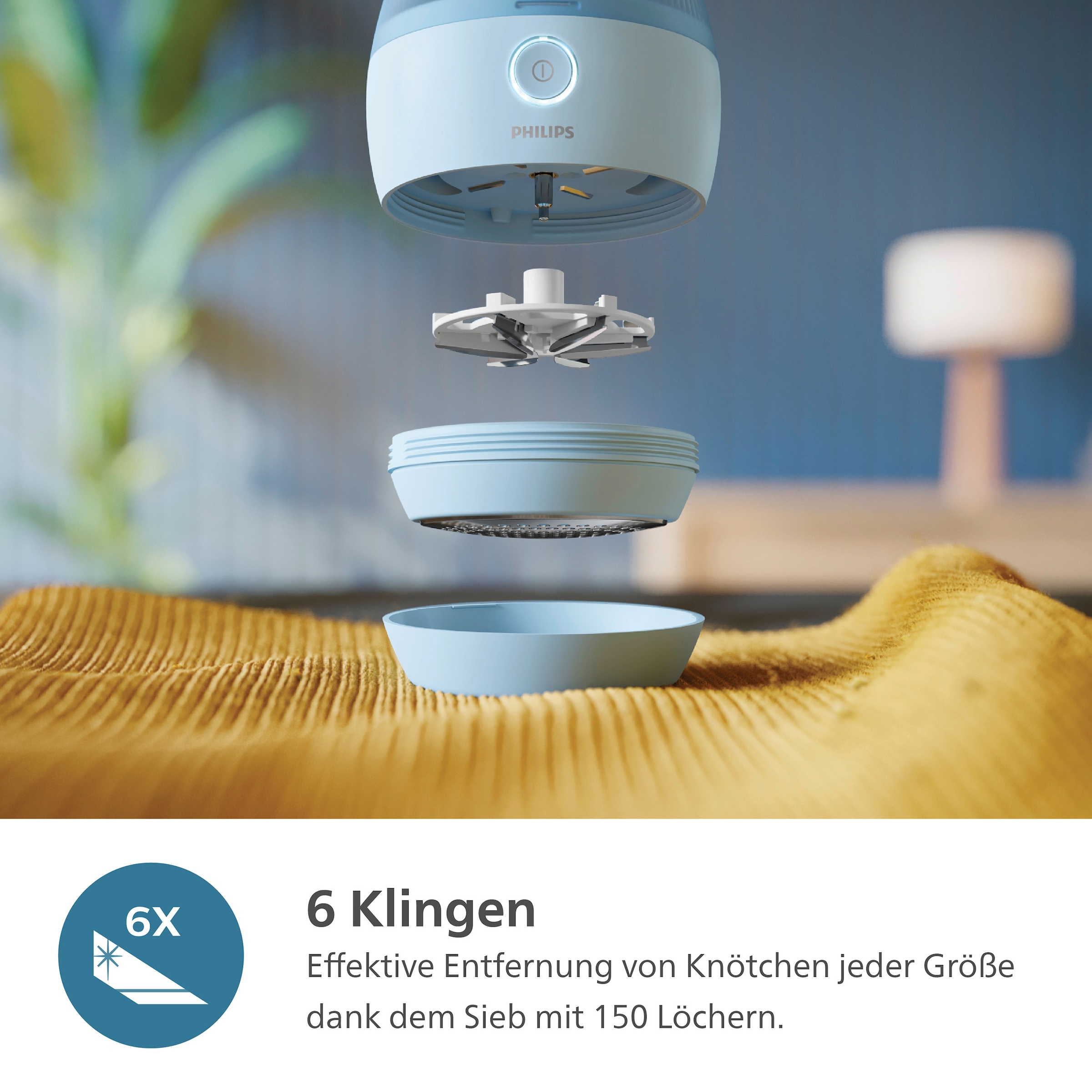 Philips Fusselrasierer »1000 Series GCA2100/20«, mit 90 Minuten Akkulaufzeit, inkl. USB-Ladekabel & Reinigungsbürste