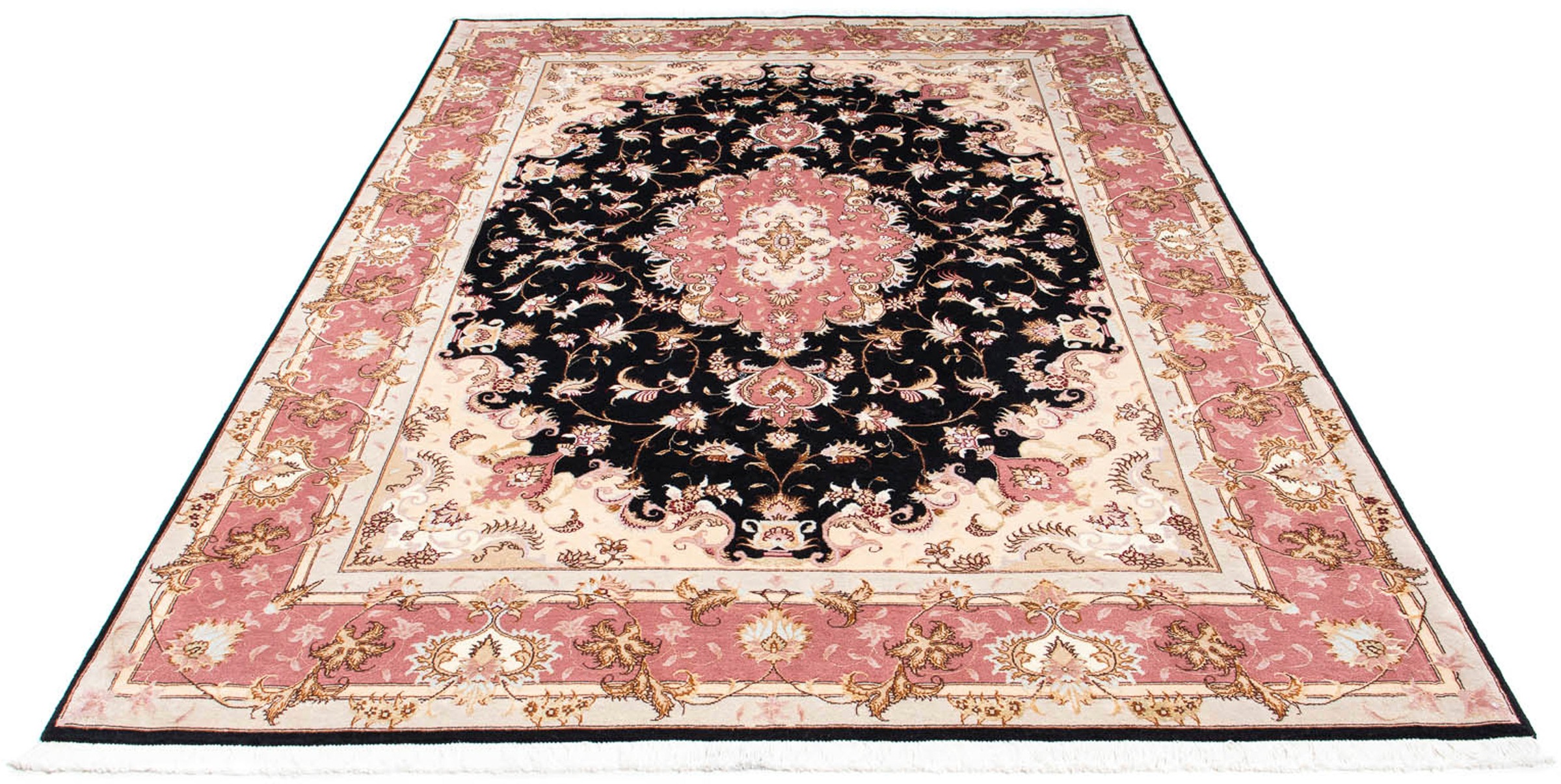 morgenland Orientteppich »Perser - Täbriz - Royal - 243 x 168 cm - dunkelbl günstig online kaufen