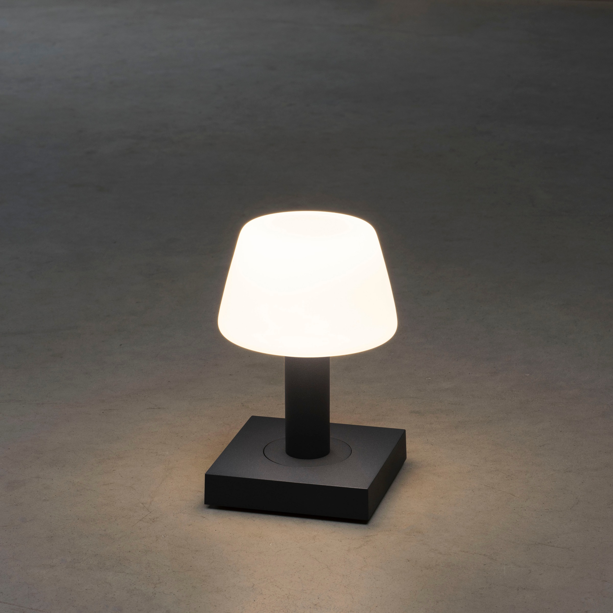 KONSTSMIDE LED Tischleuchte »Monaco«, Leuchtmittel LED-Modul | LED fest integriert, Monaco USB-Tischleuchte, 2700/3000K, dimmbar, Glas