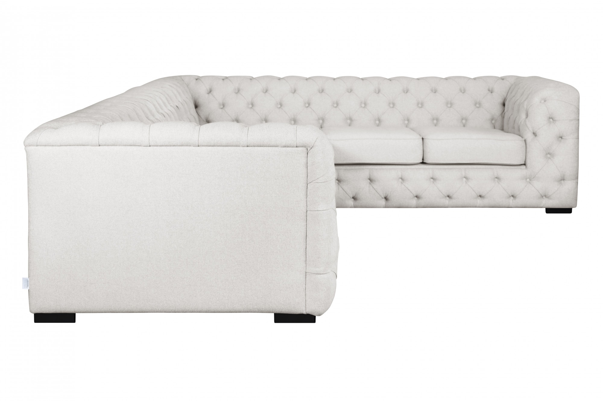 Guido Maria Kretschmer Home&Living Chesterfield-Sofa »KALINA L-Form«, hochwertige Chesterfield-Ausführung, sehr hochwertige Verarbeitung