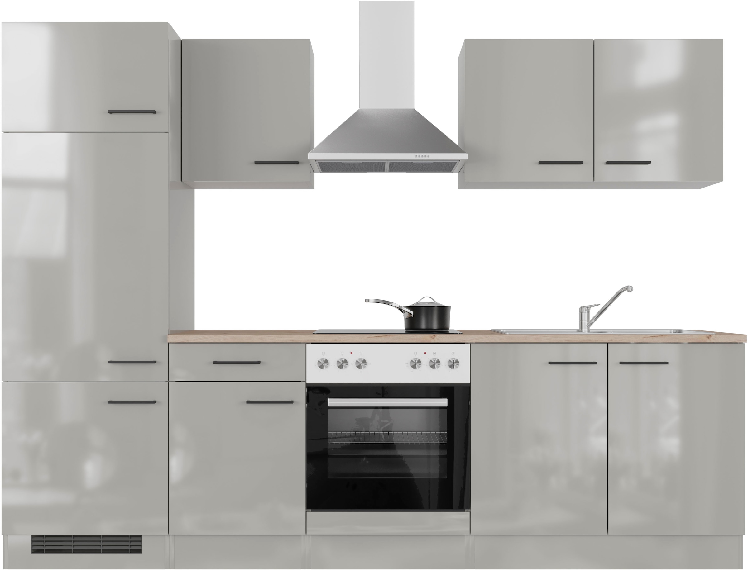 Flex-Well Küchenzeile »Lund« wahlweise mit E-Geräten, Gesamtbreite 270 cm günstig online kaufen