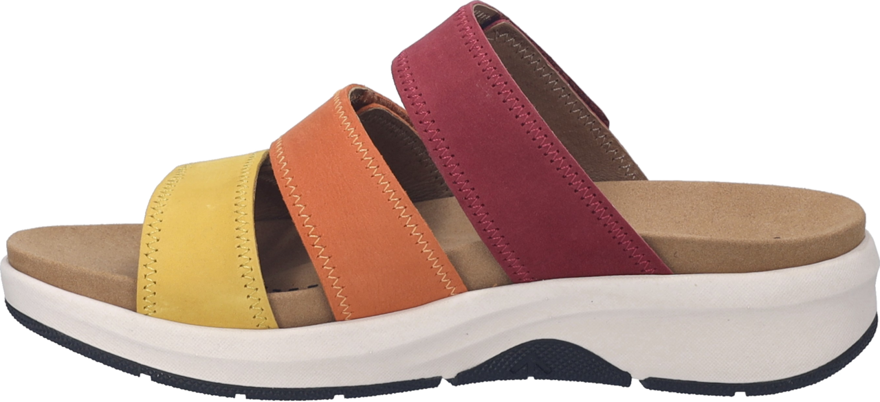 Josef Seibel Pantolette »Estelle 11«  Keilabsatz, Plateau, Sommerschuh mit Logoprägung, G-Weite