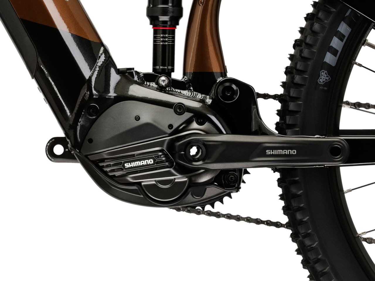 Kross »KROSS E-MTB Fully 29" Grist Boost 3.0 braun 12 Gänge« 12 Gang Shimano DEORE SLX M7100 Schaltwerk Kettenschaltung Mittelmotor 250 W