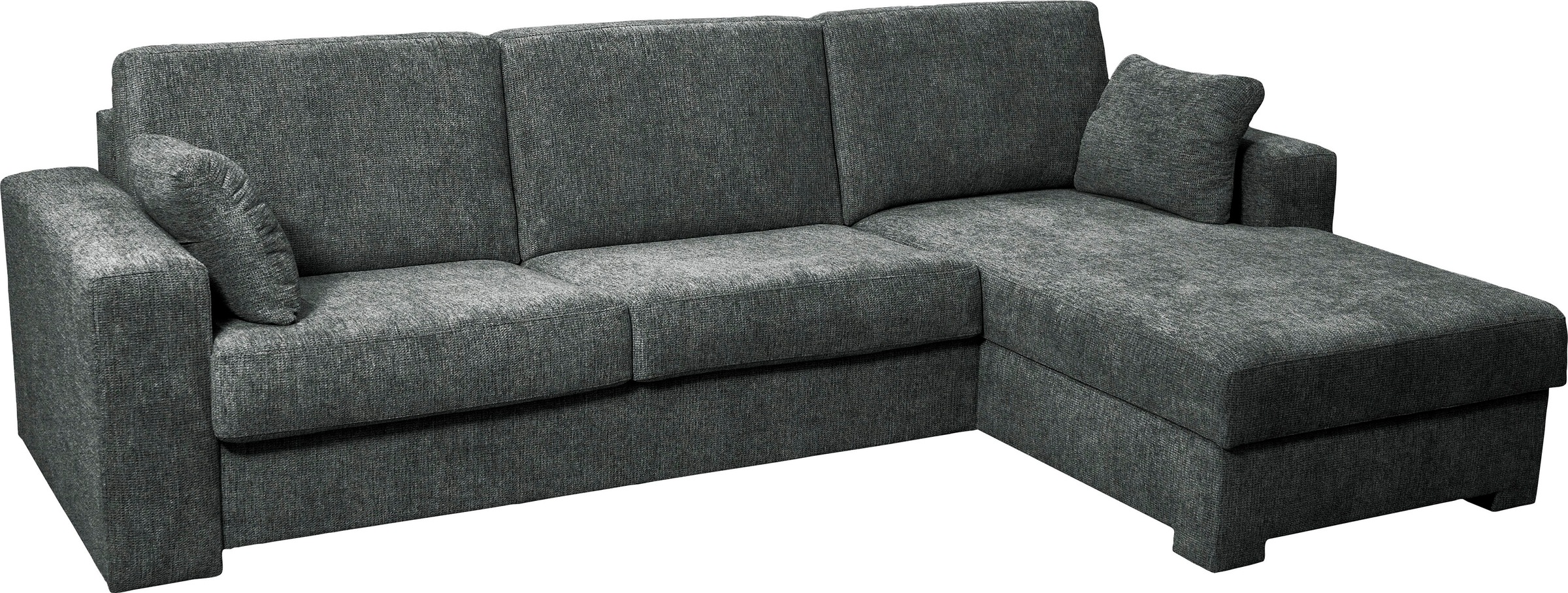 Home affaire Ecksofa »Roma "M" Matratzenhöhe 14 cm, Dauerschlaffunktion, mit Unterfederung,«, Liegemaße ca 143x198 cm, L-Form