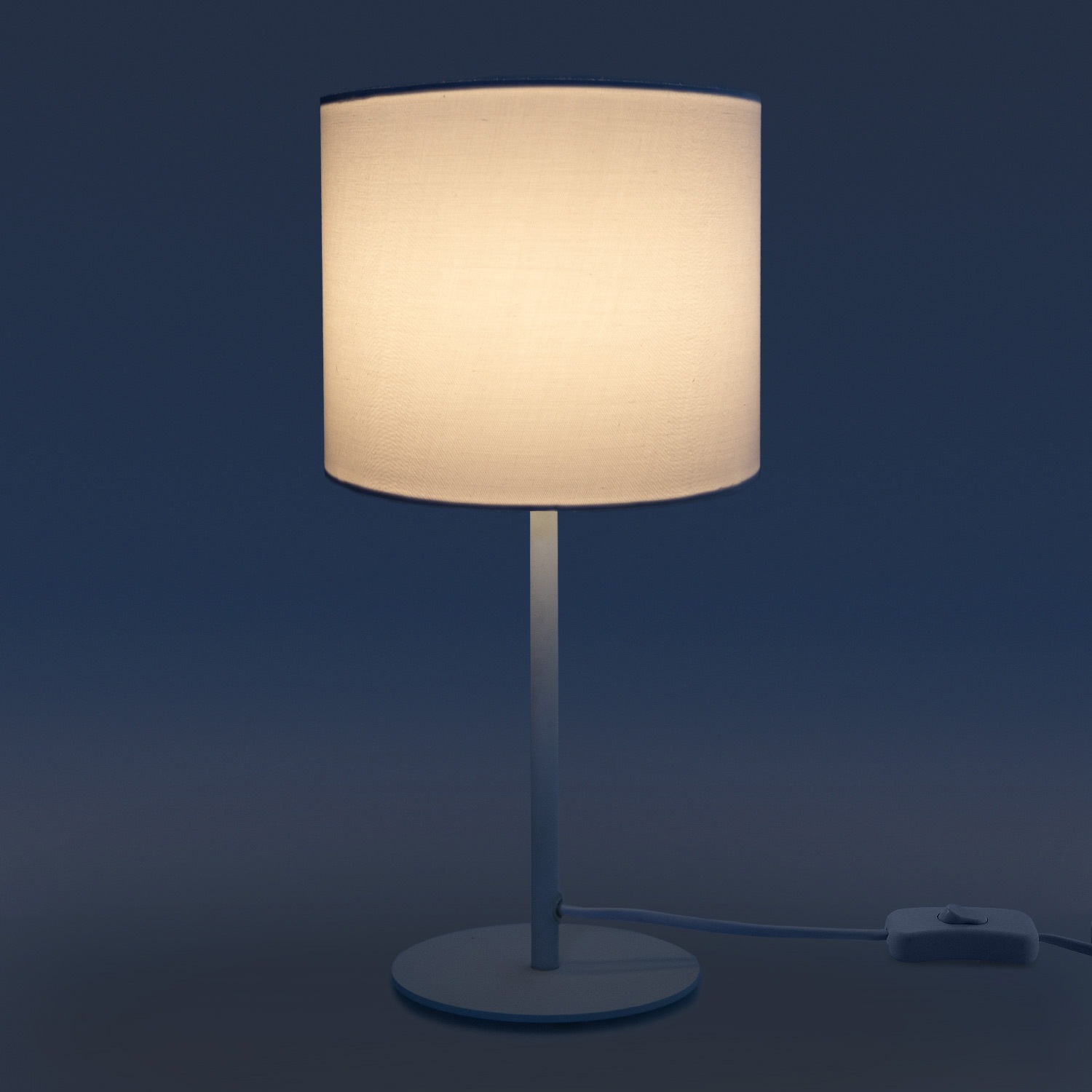 Paco Home Tischleuchte »Uni Color«, 1 flammig, Leuchtmittel E14 | ohne Leuchtmittel, LED E14 Lampe, Für Wohnzimmer Und Schlafzimmer, Unifarben, Deko