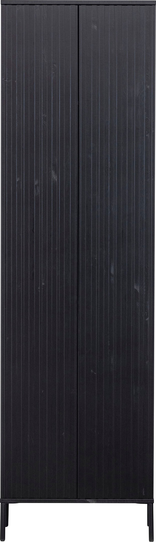 WOOOD Garderobenschrank »New Gravure, Mehrzweckschrank mit 5 Fächern«, mit grafischen Relieftüren, Breite 60 cm