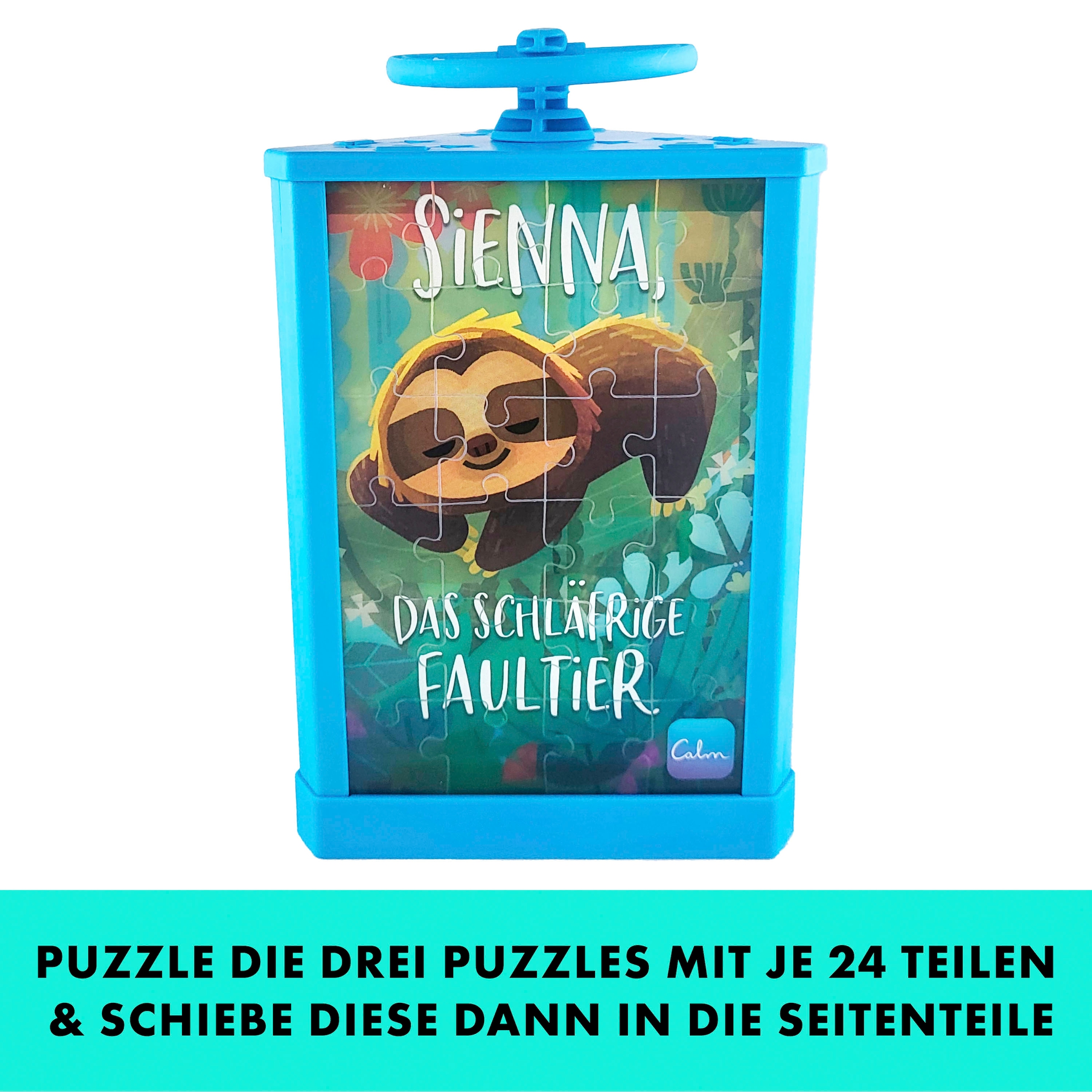 Spin Master 3D-Puzzle »Calm Kids - Laternen-Puzzle«, leuchtet in verschiedenen Farben