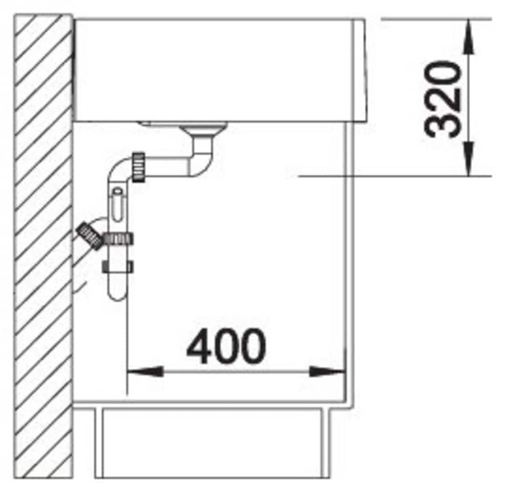 Blanco Küchenspüle »PANOR 60« 1 Stk. tlg. erhältlich in mehreren Farben