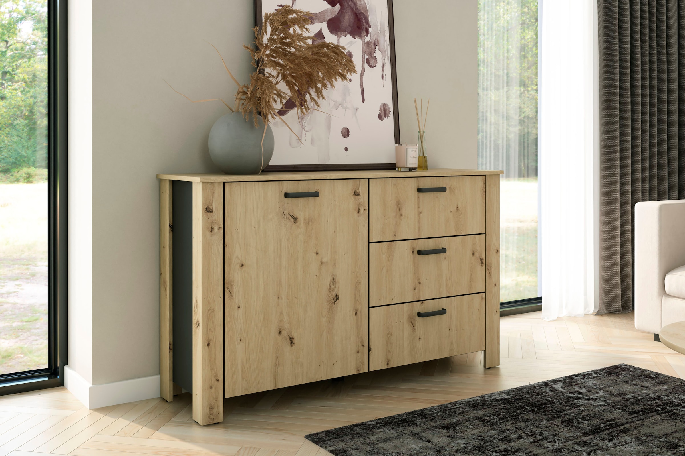 byLIVING Sideboard »Faro« 1 Stk. tlg. moderne Kommode in verschiedenen Farben verfügbar, 140cm.