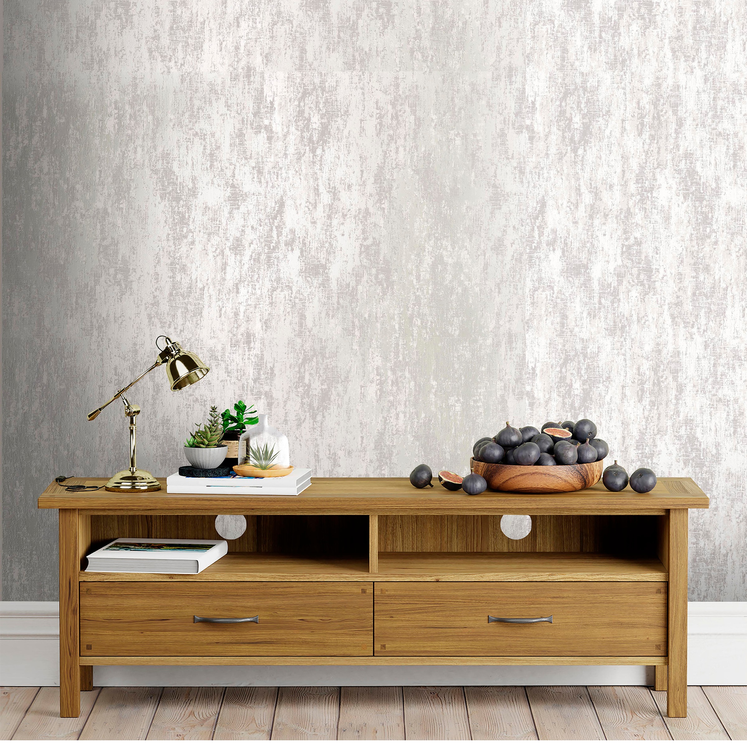 LAURA ASHLEY Vliestapete »Laura Ashley Whinfell Moonbeam Vliestapete«, Steinoptik, Laura Ashley Whinfell Moonbeam Vliestapete
