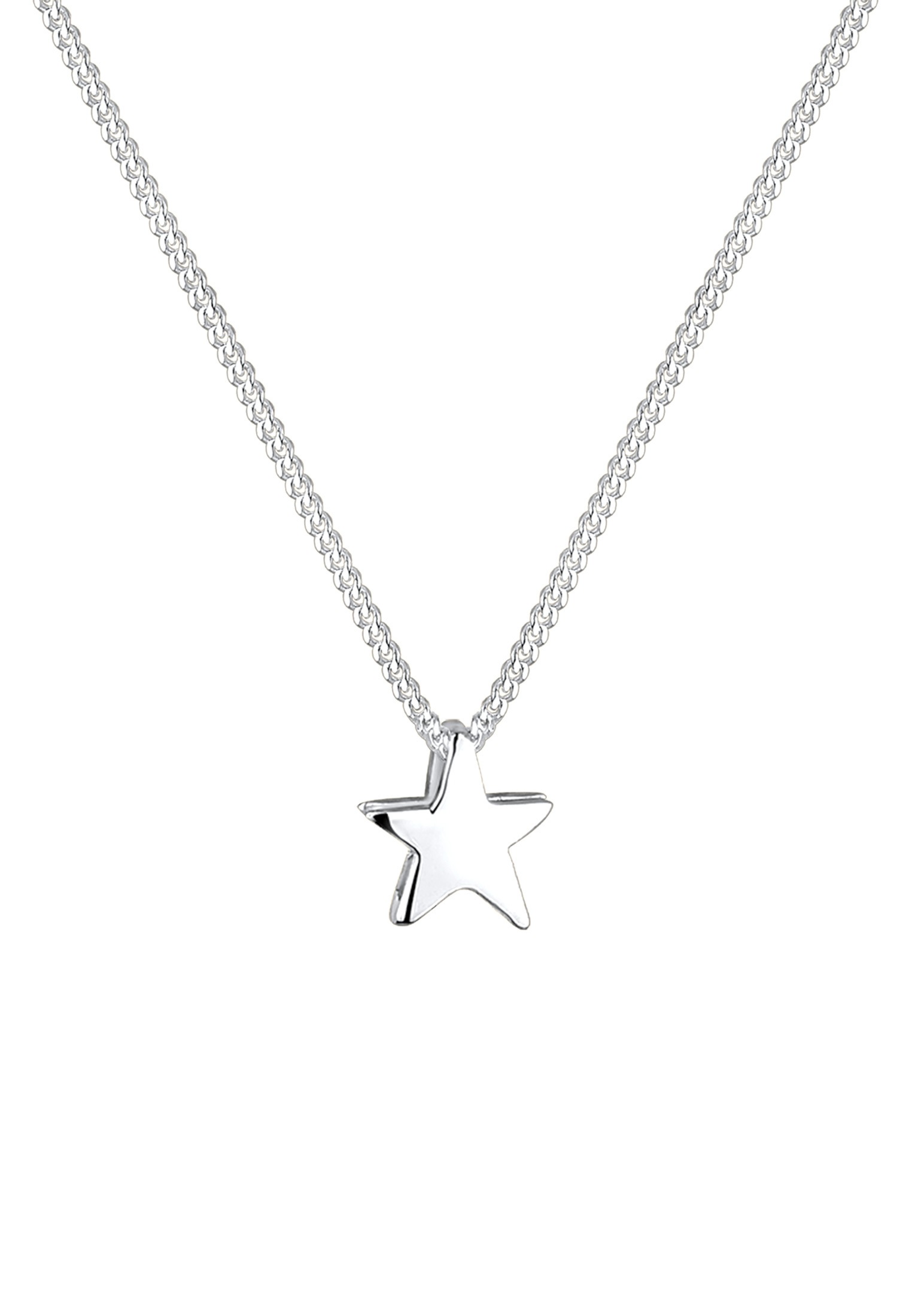 Elli Kette mit Anhänger »Stern Schlicht Basic 925 Silber«
