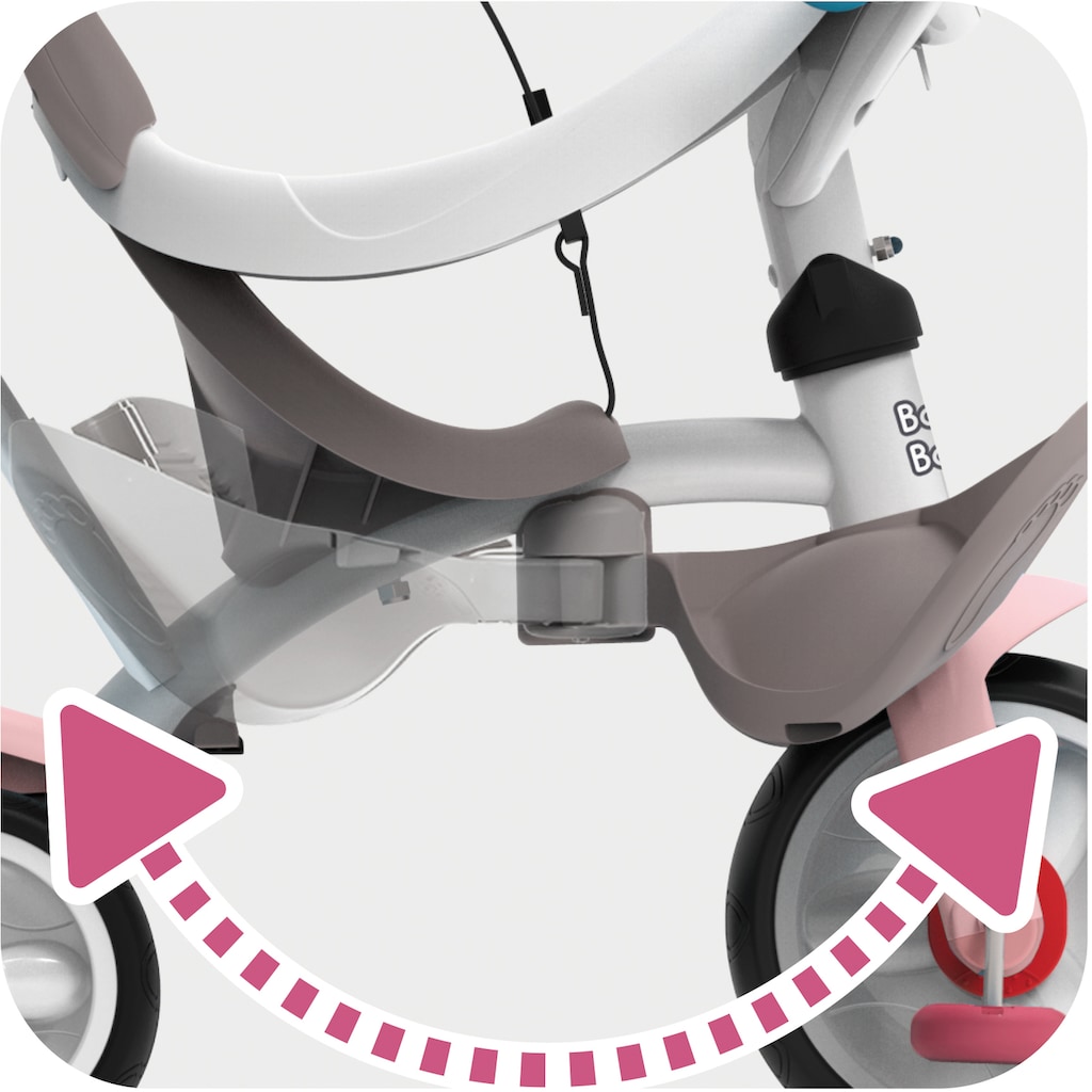 Smoby Dreirad »Baby Balade Plus, rosa«