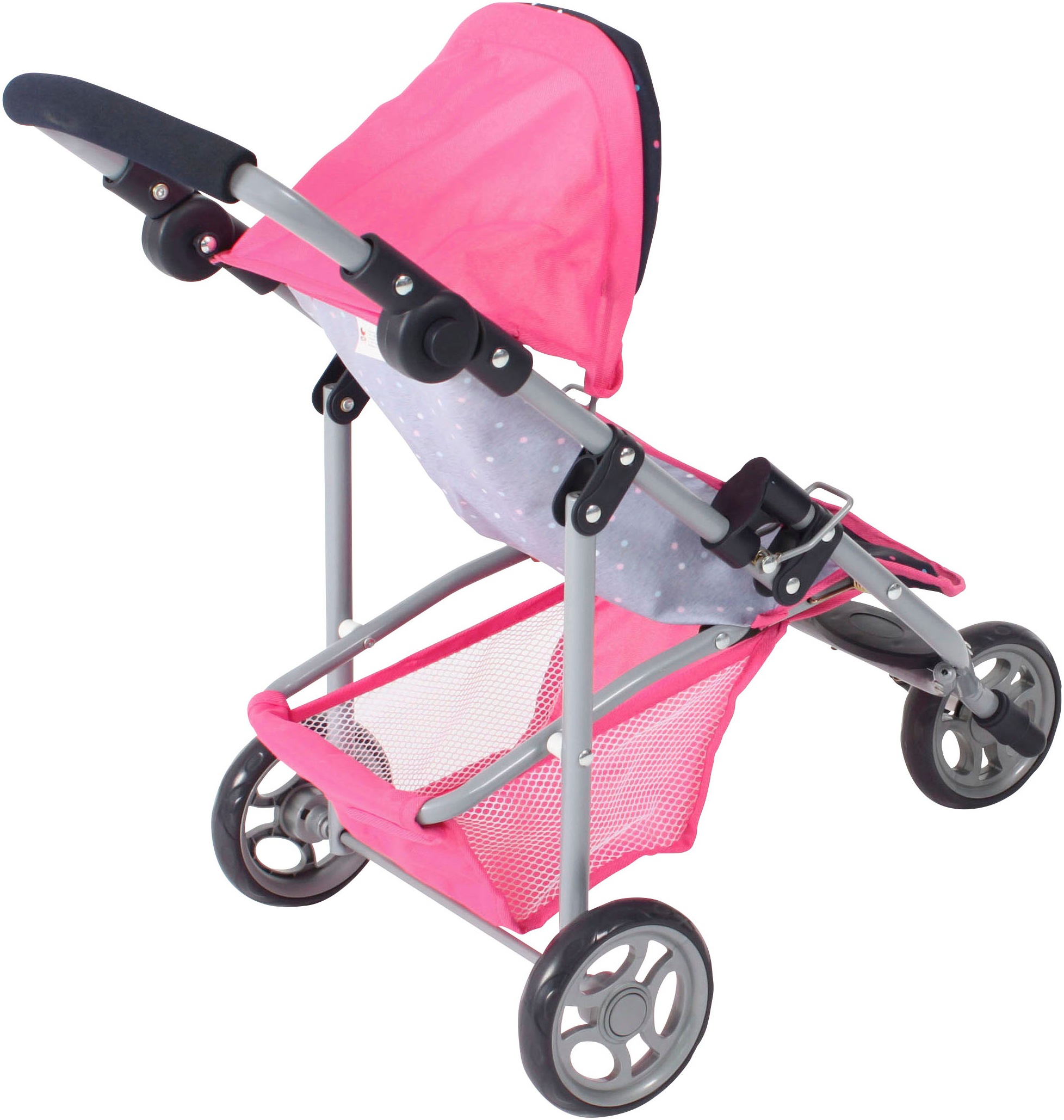 CHIC2000 Puppenbuggy »Jogging-Buggy Lola, Konfetti«, mit klappbarem Verdeck