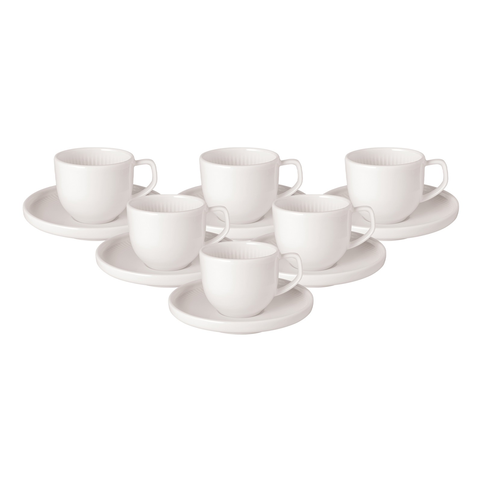 Villeroy & Boch Tasse »Espressotassen mit Untertassen Afina 50 ml 6er Set w günstig online kaufen