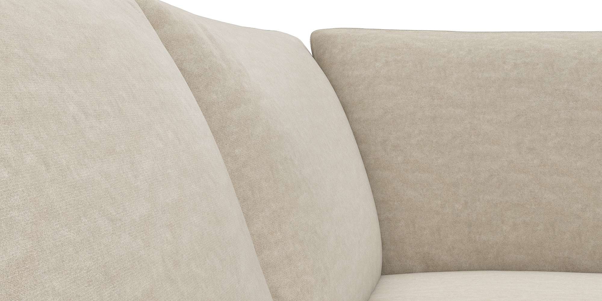 FLEXLUX Ecksofa »Fiore, L-Form«, breite Armlehnen, Füße alufarben, B/T 241/225 cm, Kaltschaum im Sitz
