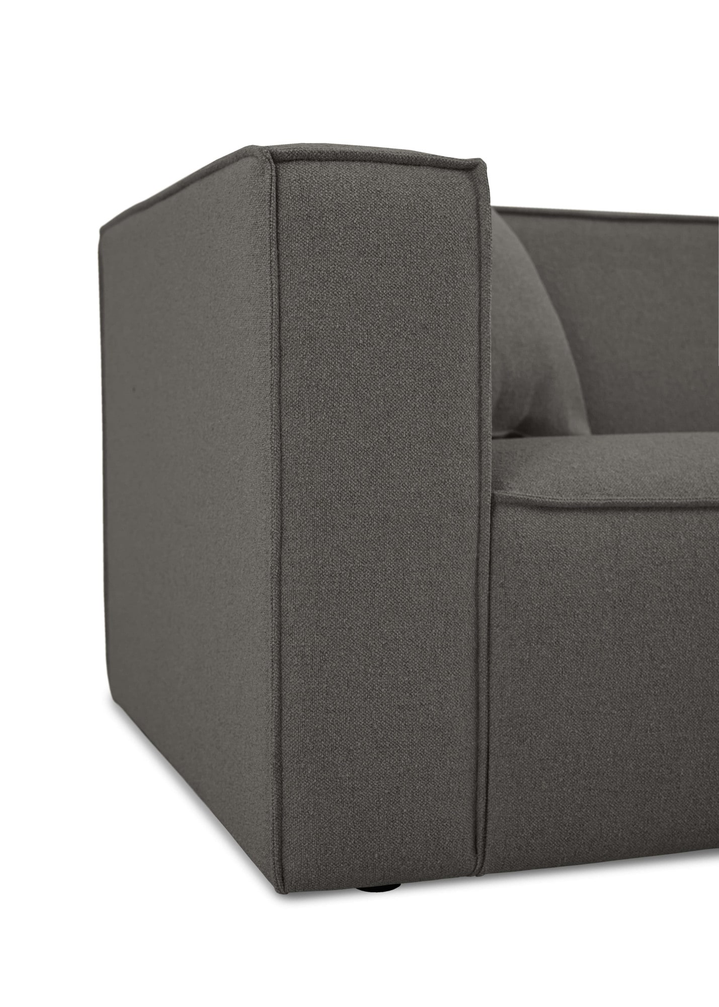OTTO home 3-Sitzer »Tammie«, Breite 222 cm, Webstoff fein, bodentief, mit Wellenunterfederung