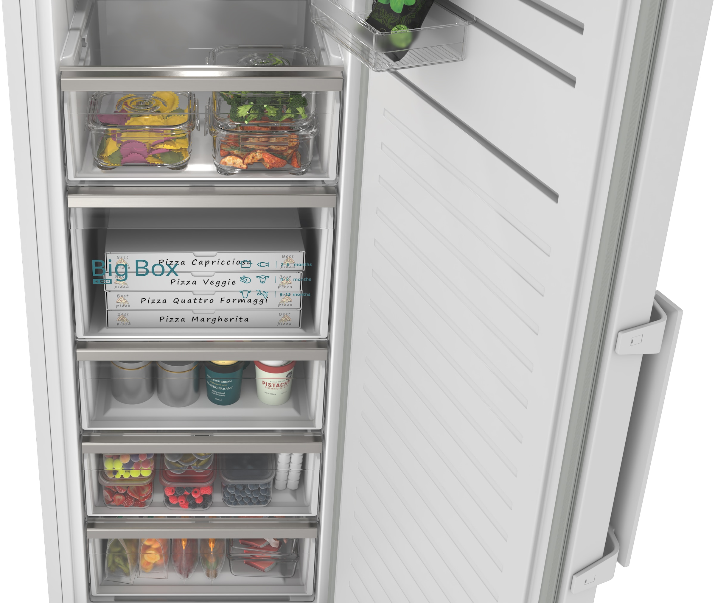 SIEMENS Gefrierschrank NoFrost iQ300 »GS36NVWCG« 186,2 cm hoch 59,5 cm breit