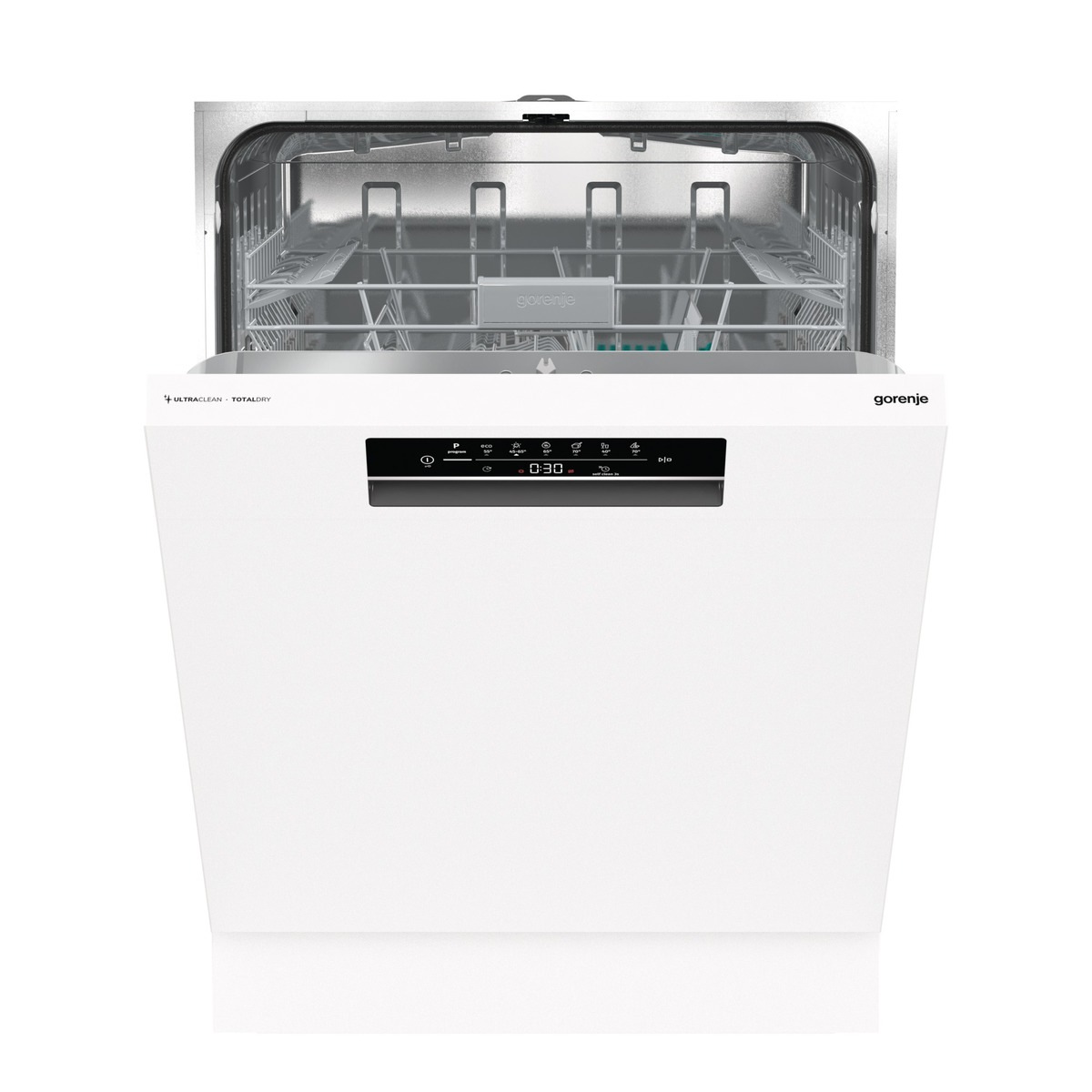 GORENJE Unterbaugeschirrspüler »GU 642 D60W« 9, 7 l 14 Maßgedecke AquaStop weiß Hygiene-Programm