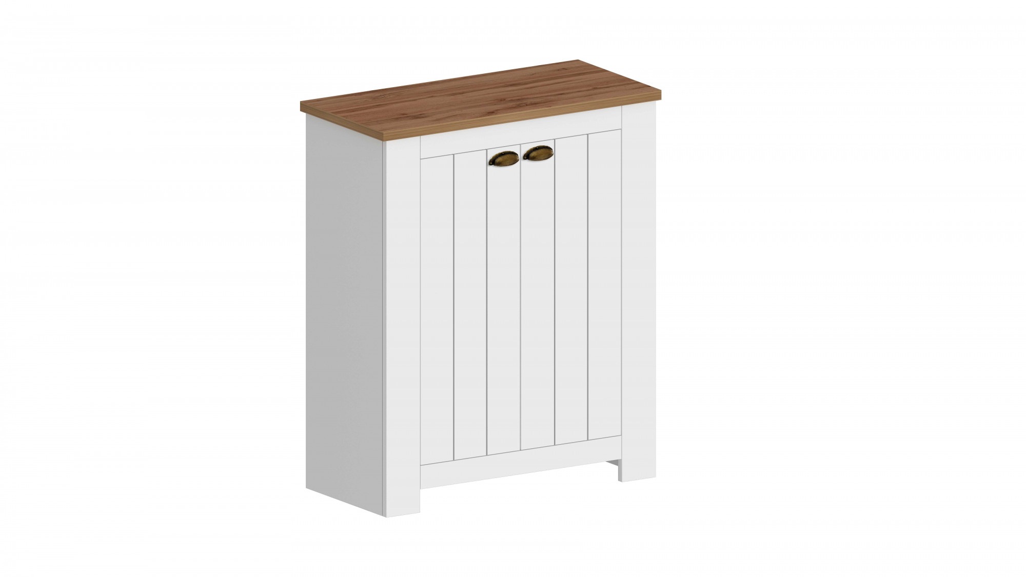 INOSIGN Schuhschrank »FIGO, Made in Italy – Schuhkommode,Schuhregal für ca. 20 Paar Schuhe«, (1 St.), 4-Türig, Siebdruck-dekorative Fräsungen, 10 Fächer, Breite 84 cm