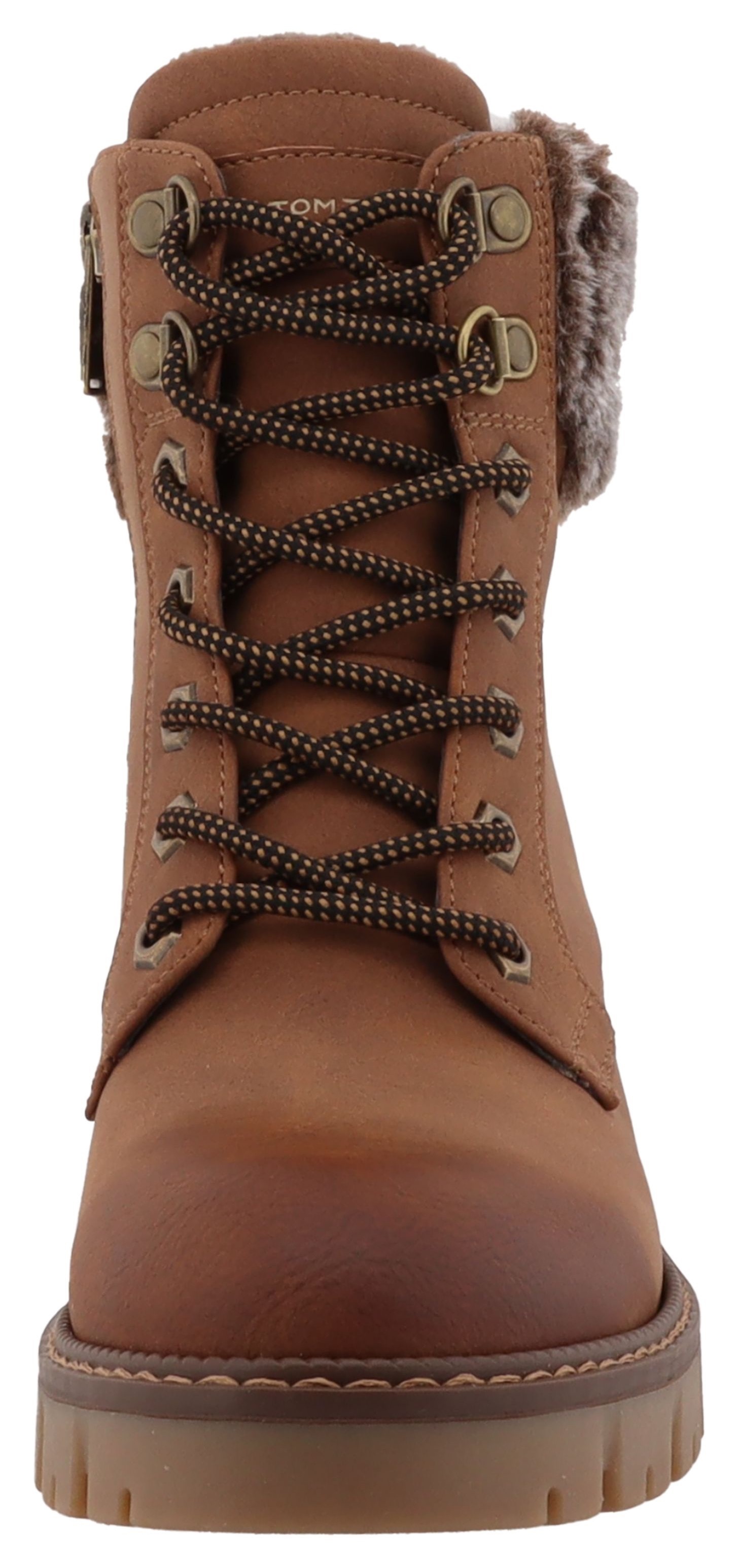 TOM TAILOR Winterstiefelette, Workerboots, Plateaustiefelette mit Blockabsatz