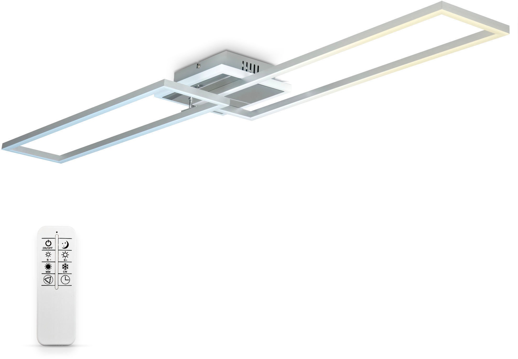 B.K.Licht LED Deckenleuchte »BK_FR1439 LED-Deckenlampe, 40 Watt, Schwenkbar günstig online kaufen