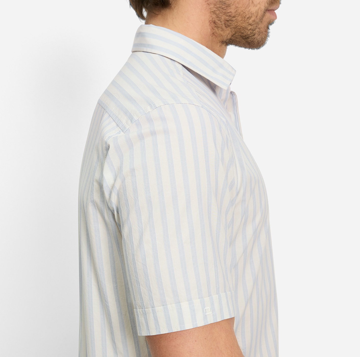 OLYMP Kurzarmhemd fein gestreift