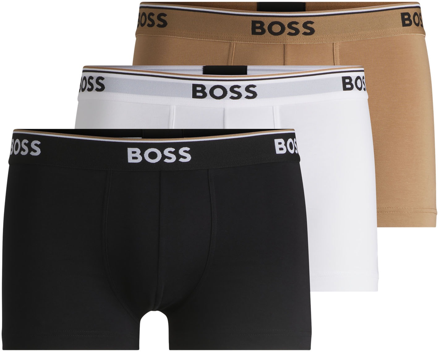 BOSS Trunk »3P Power«, (Packung, 3 St.), mit BOSS Schriftzug auf dem Bund