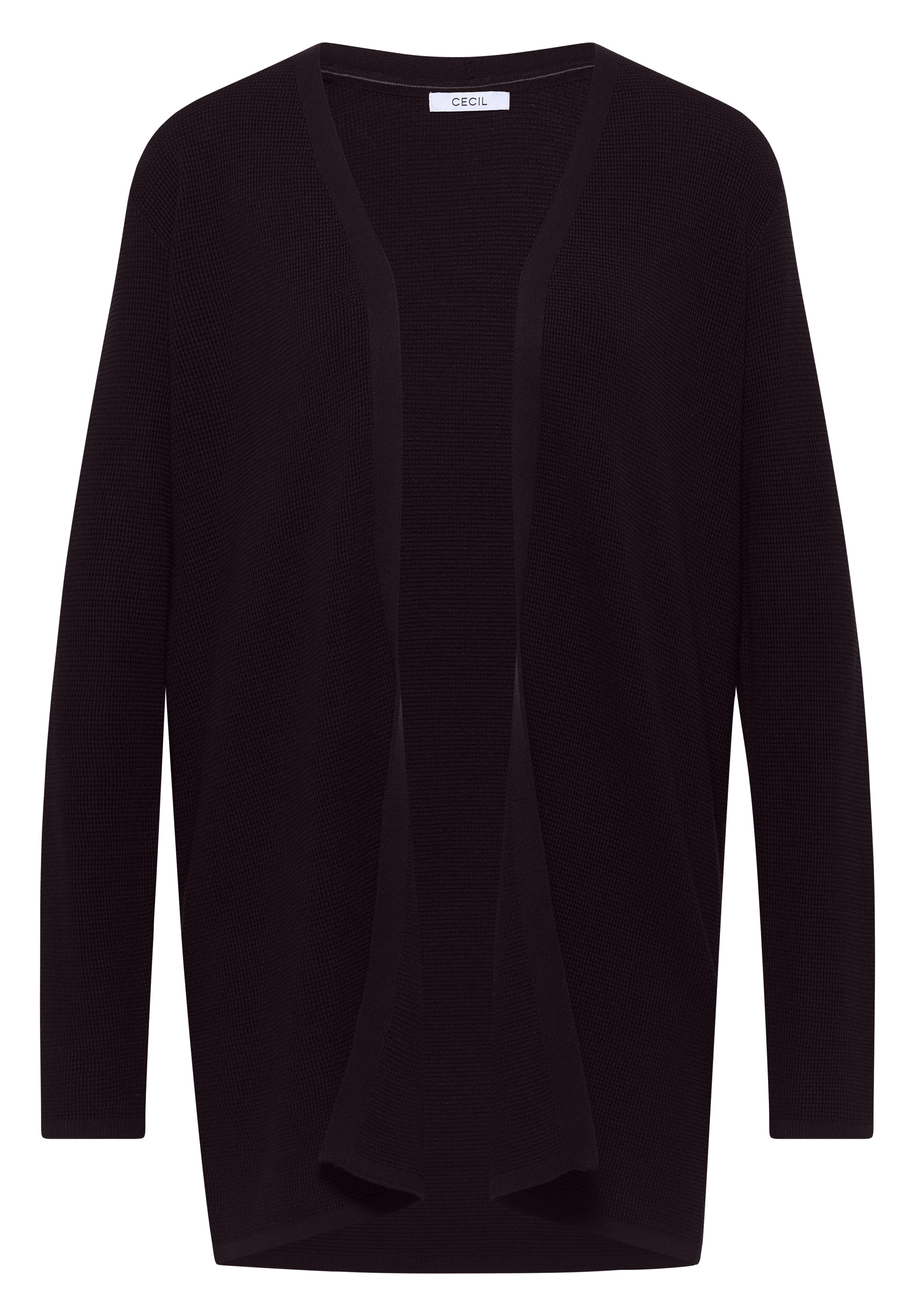 Cecil Longstrickjacke Waffelstrukturmuster