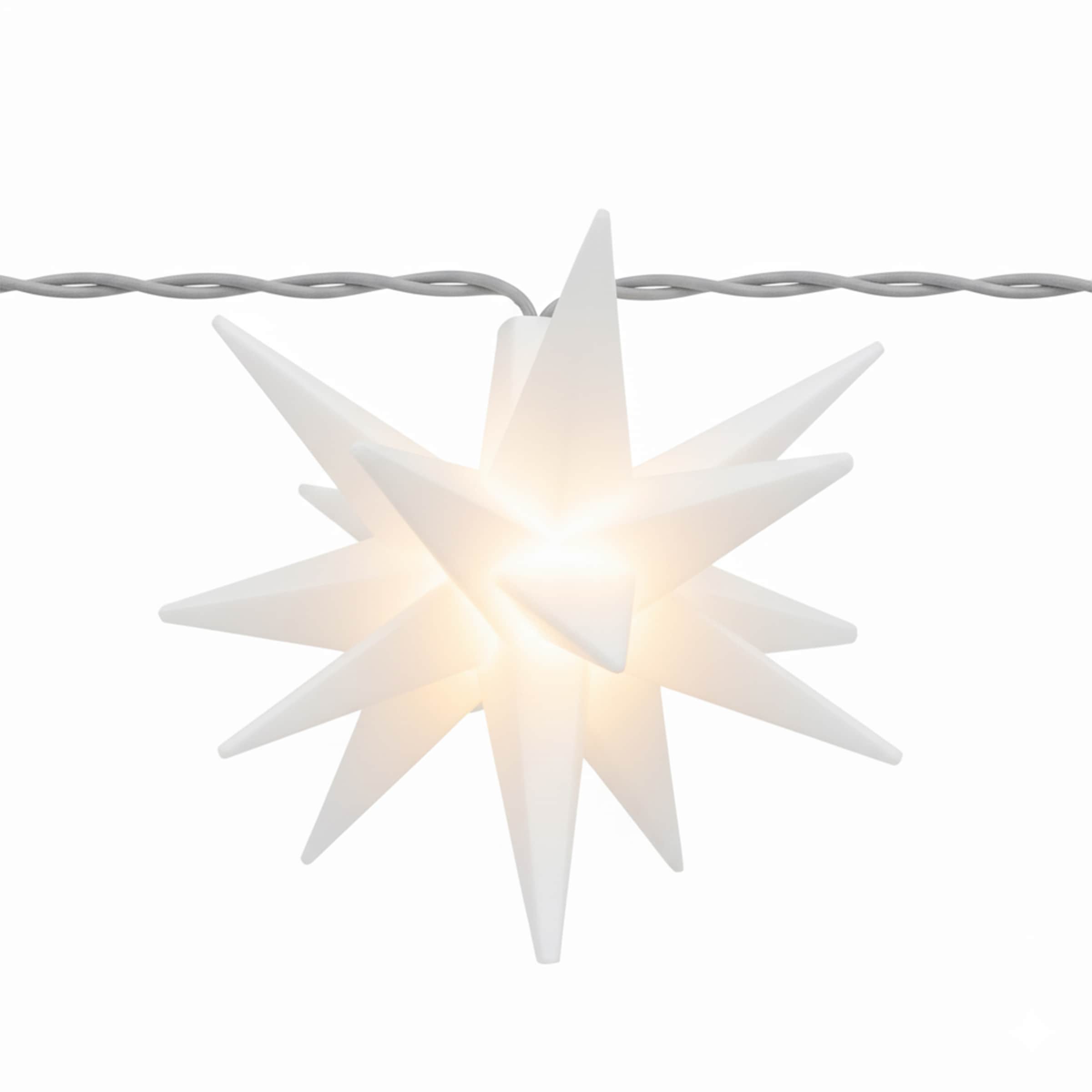 my home LED-Lichterkette »Elvya« 10 Stk.-flammig 3D 10er Sternenlichterkette