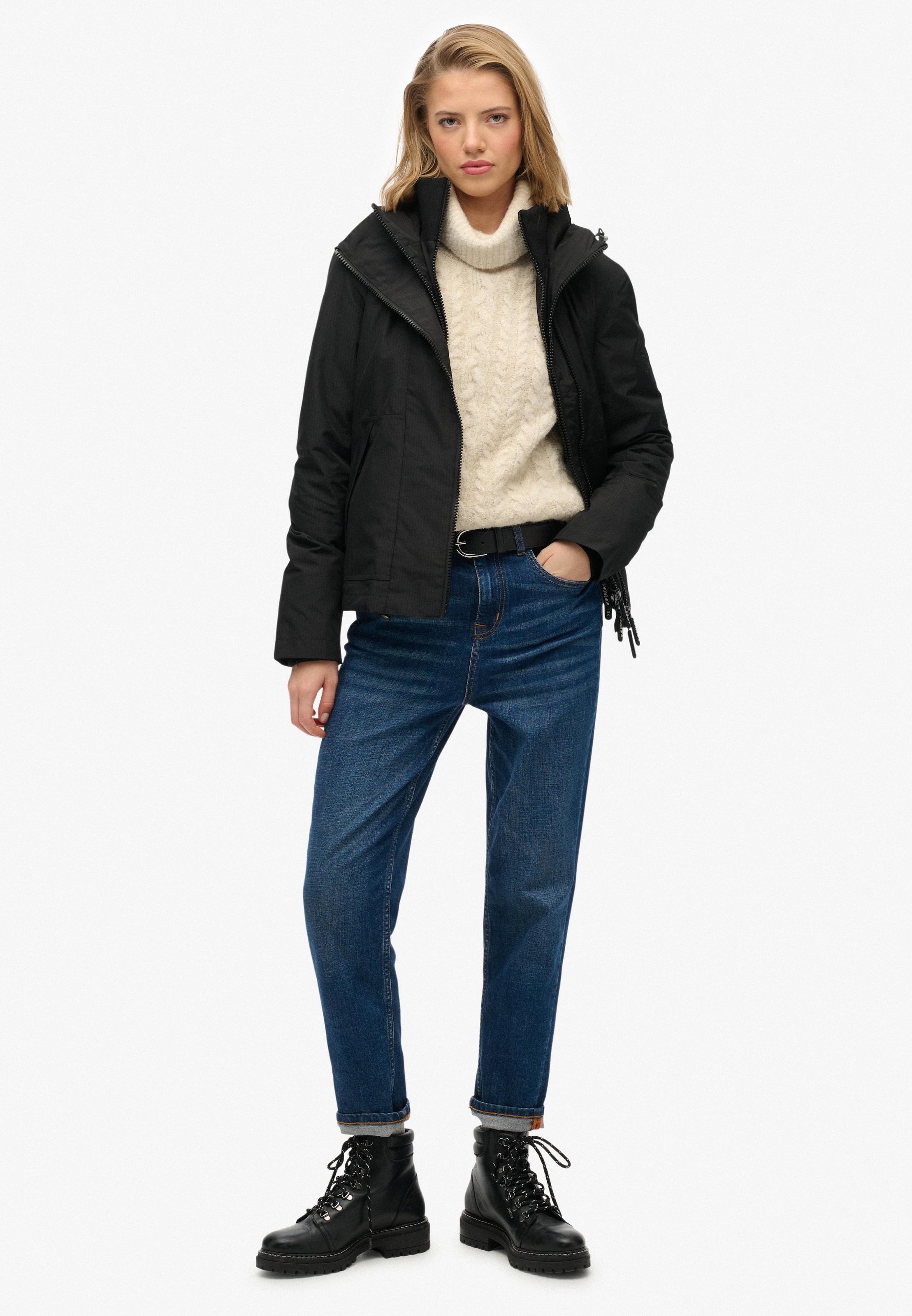 Superdry Outdoorjacke »Hooded Mtn Windbreaker Jkt« mit Kapuze