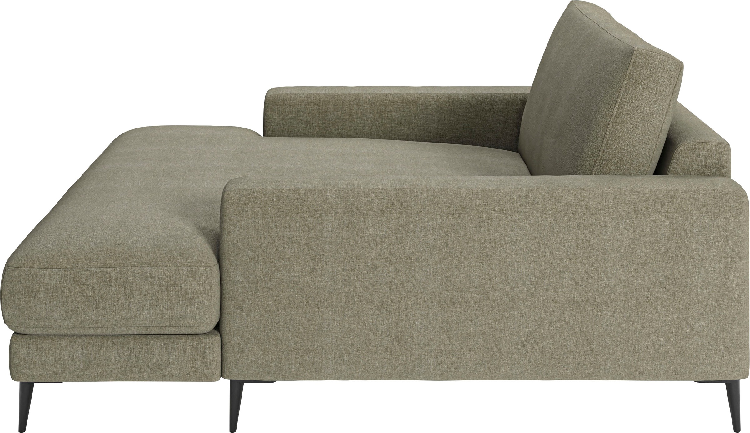 INOSIGN Chaiselongue »Downtown Loungemöbel zum Relaxen, B/T/H: 132/170/84 cm«, auch in Bouclé, Cord und Easy care - leicht mir Wasser zu reinigen