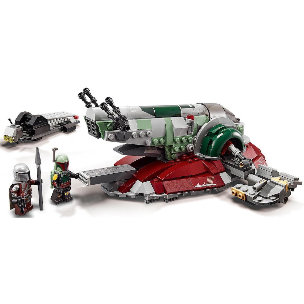 LEGO® Konstruktionsspielsteine »Boba Fetts Starship™ (75312), LEGO® Star Wars™ Mandalorian«, (593 St.), Made in Europe