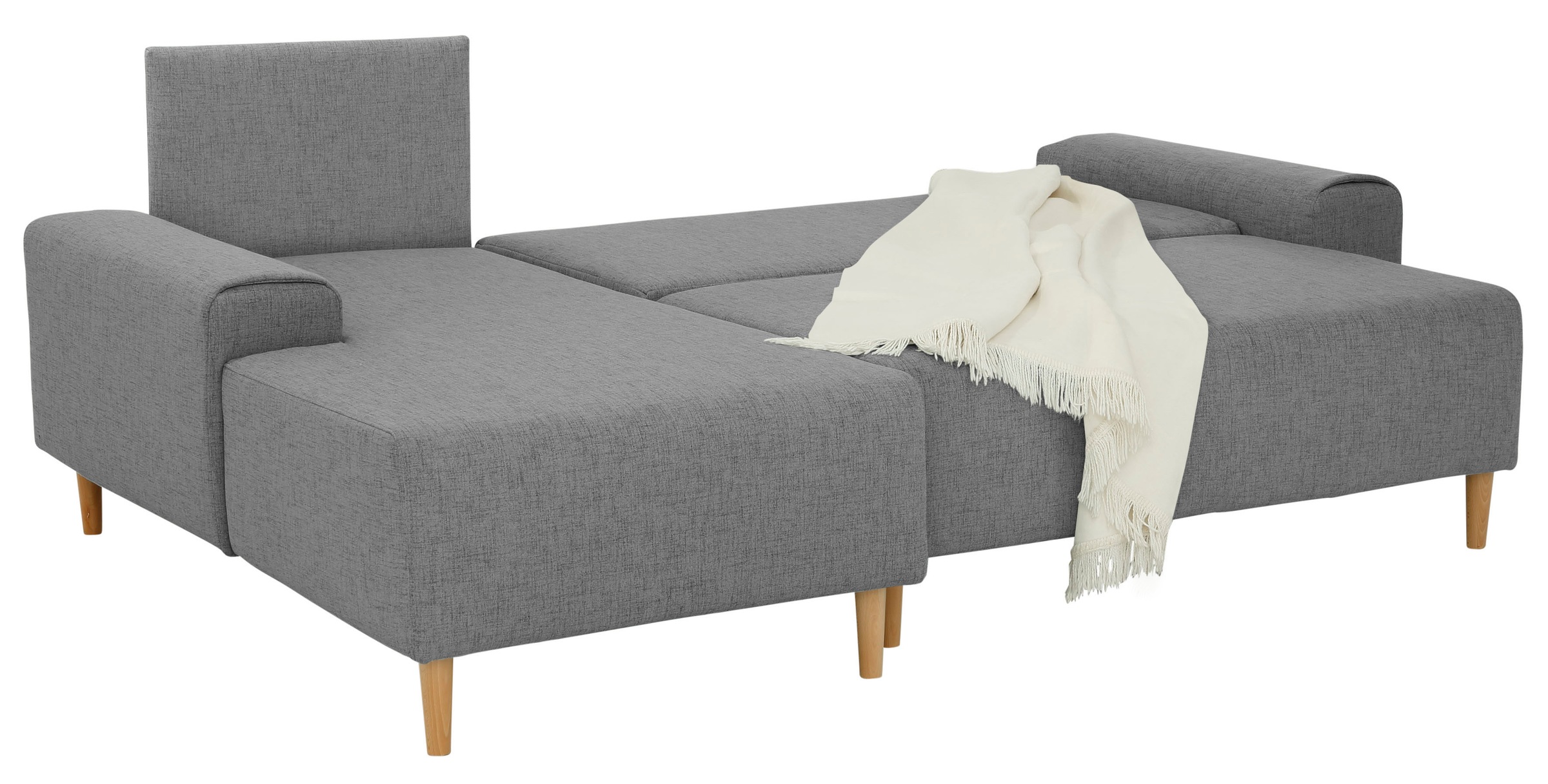 INOSIGN Ecksofa »Samu L-Form«, wahlweise mit Bettfunktion und Bettkasten