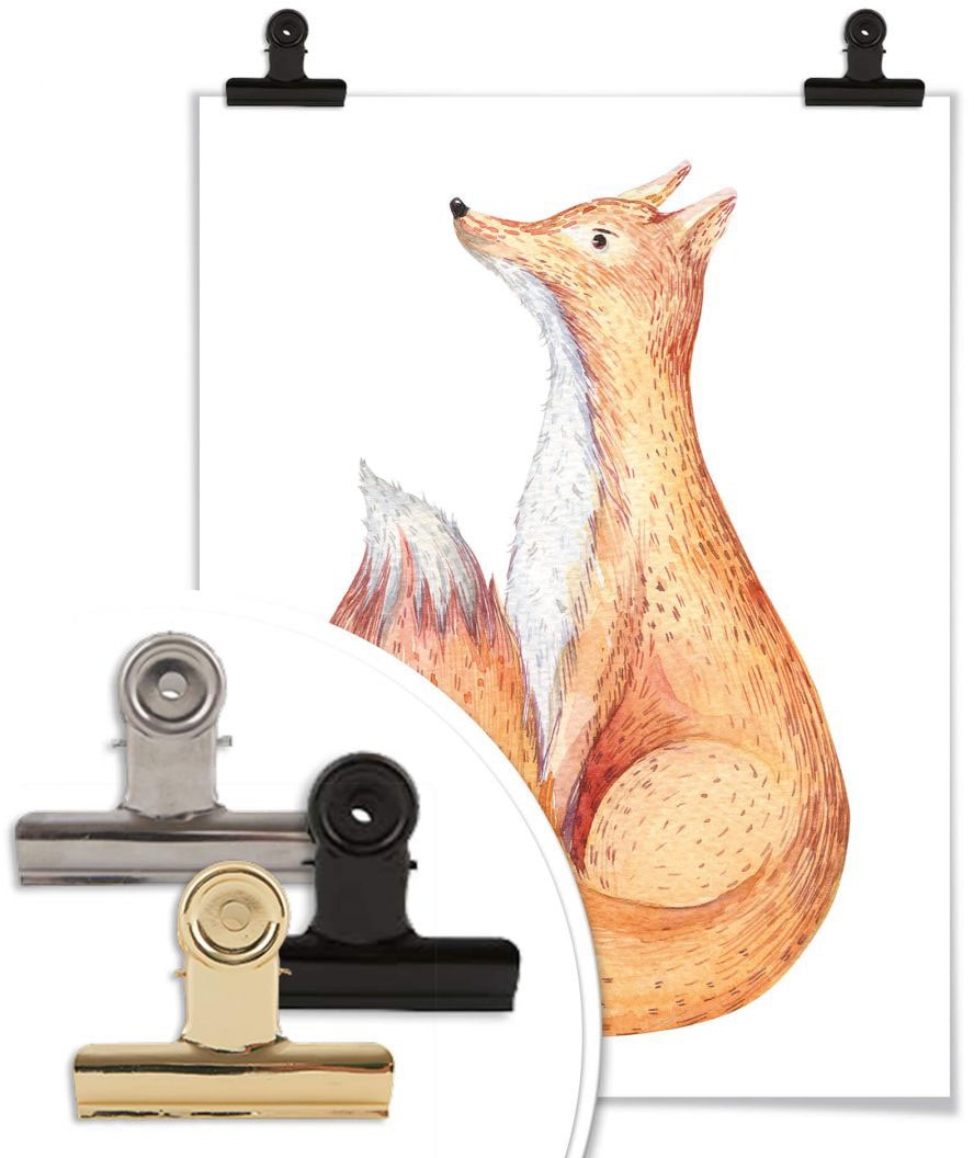 (1 kaufen Tiere, Fuchs«, Wandposter Wandbild, Poster »Waldtiere St.), Bild, Poster, Wall-Art online