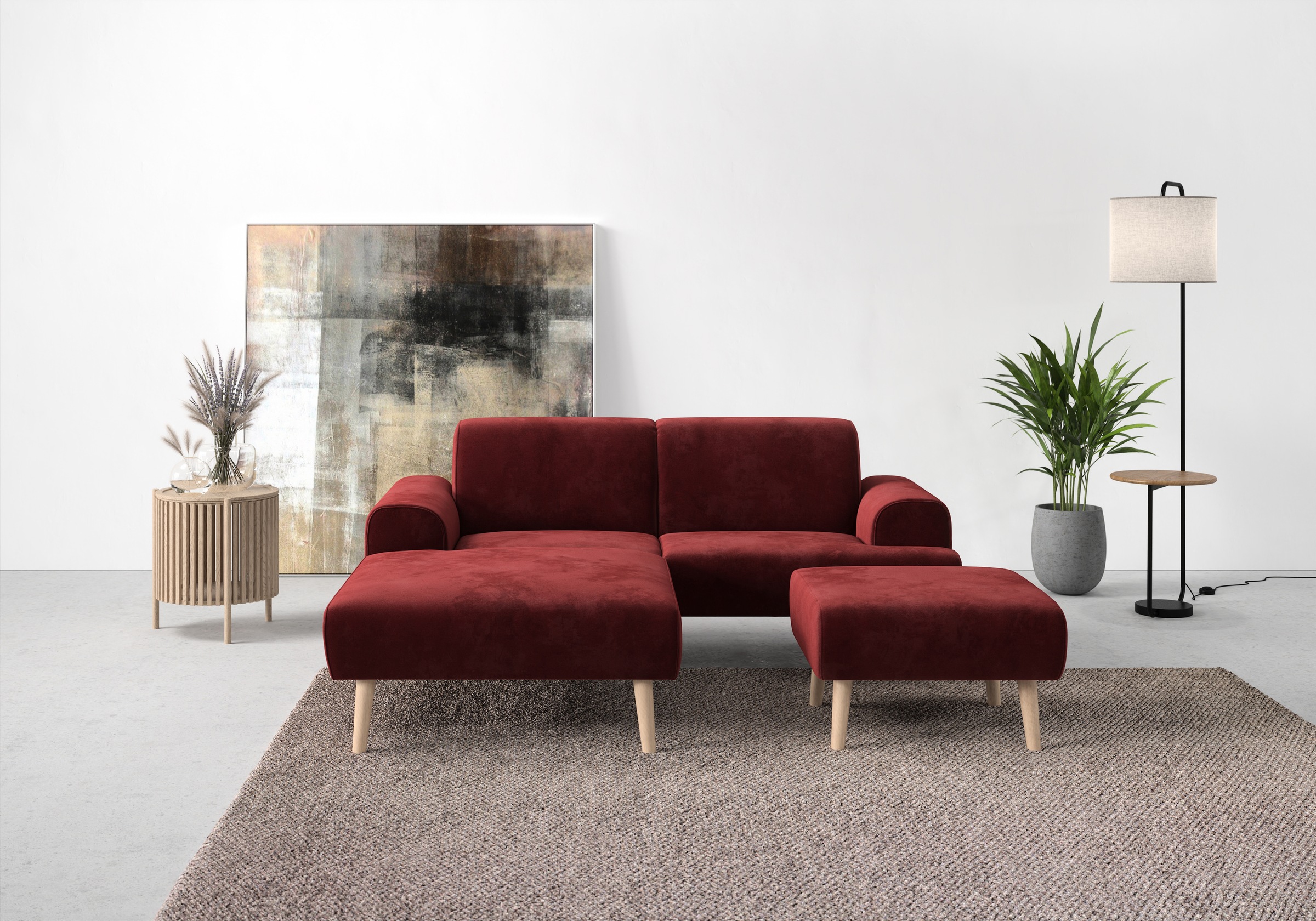 andas Ecksofa »Swift L-Form«, Federkern-Polsterung, B/T/H: 192/83/176 cm