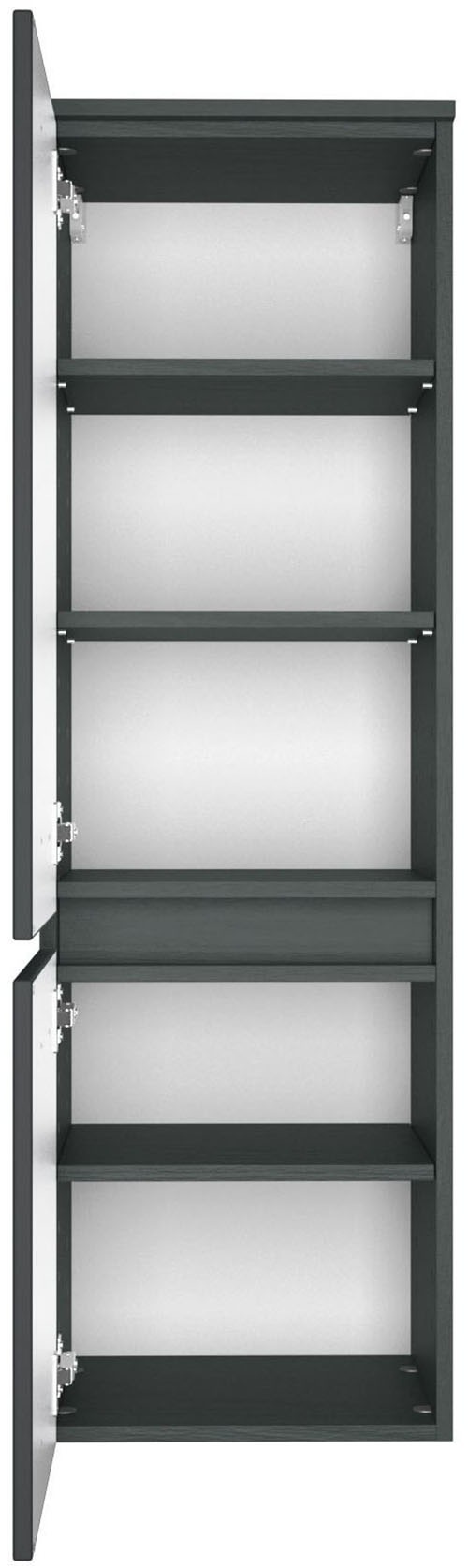 welltime Badmöbel-Set »Welltime Möbel Baabe Waschtisch-Set 3tlg. oder 5tlg.«, (5 St.), gedämpfte Scharniere und Softclose-Funktion, inklusive LED-Beleuchtung