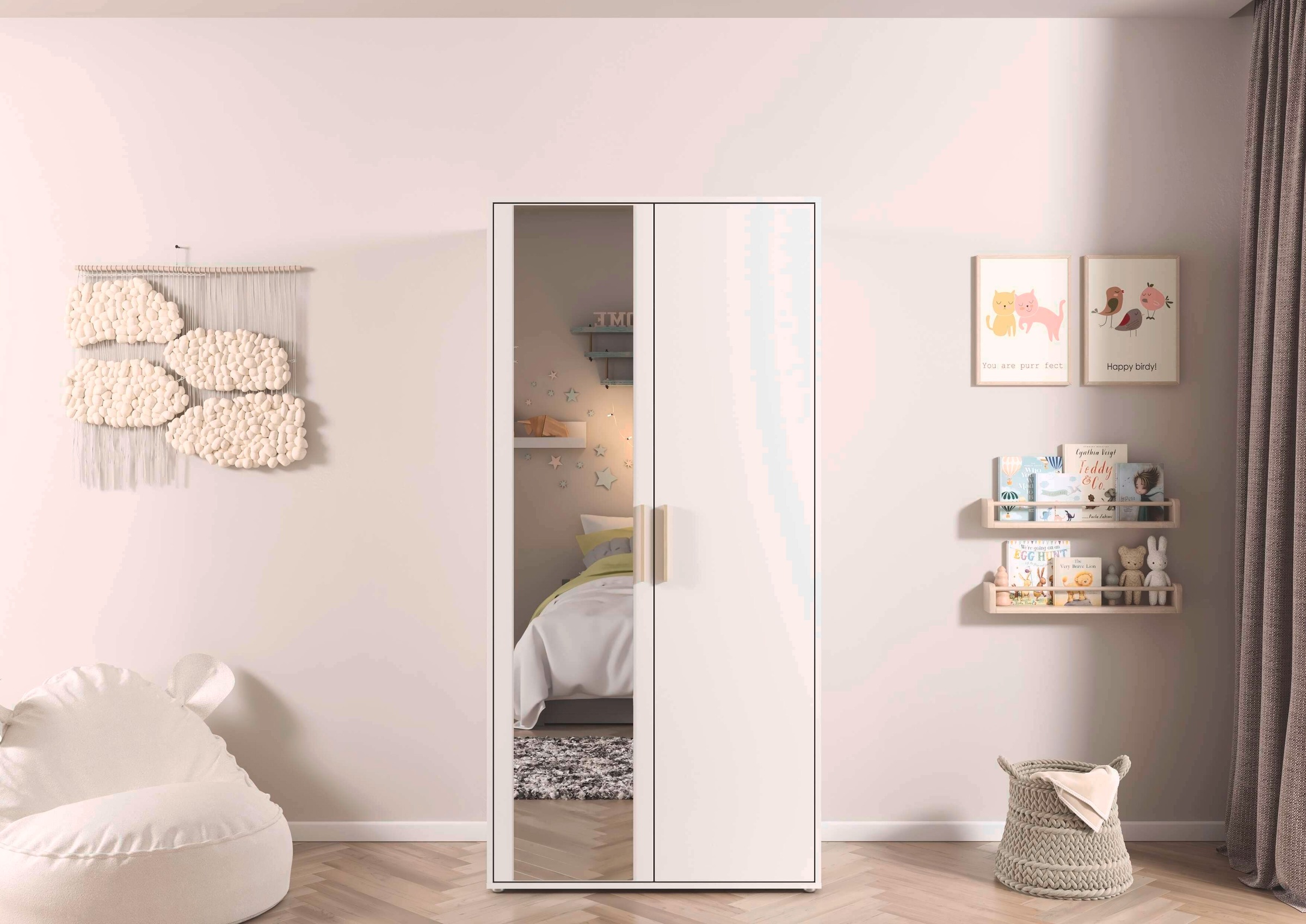 INOSIGN BY RAUCH Kleiderschrank »Schrank Garderobe Schlafzimmer Stauraum PAULLY TOPSELLER Wäscheschrank«, (mit 3 unterschiedlichen Griff-Varianten), OTTOS CHOICE 3 Griffvarianten MADE IN GERMANY