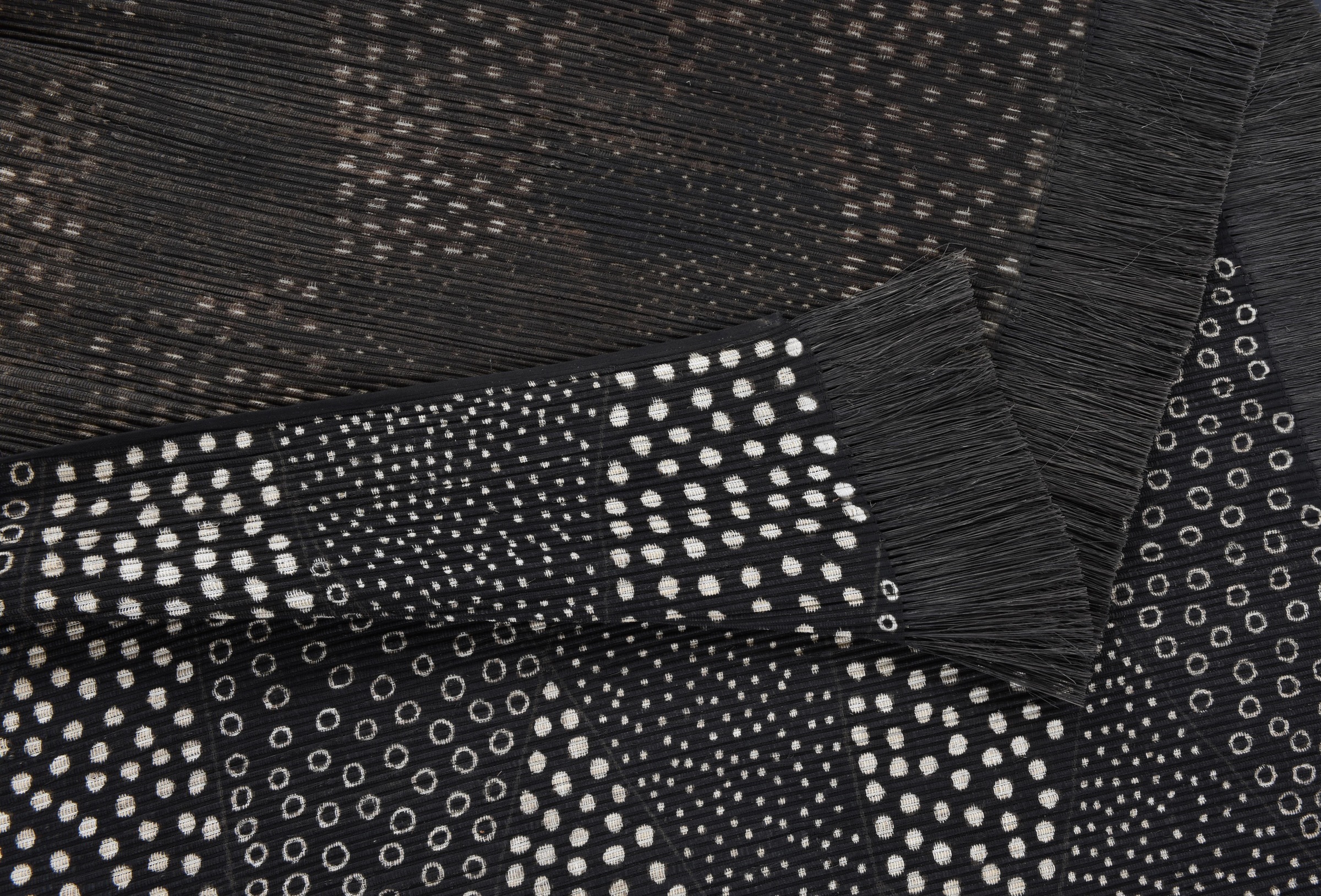 DIE HAUSKUNST Teppich »Chiya Tiama 3« rechteckig 4 mm Höhe Flachgewebe, handgewebt, mit Fransen