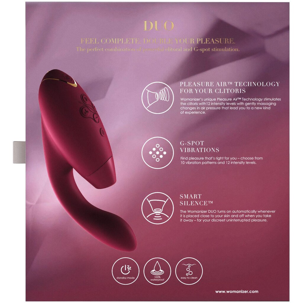 Womanizer Auflege-Vibrator »Womanizer Duo«