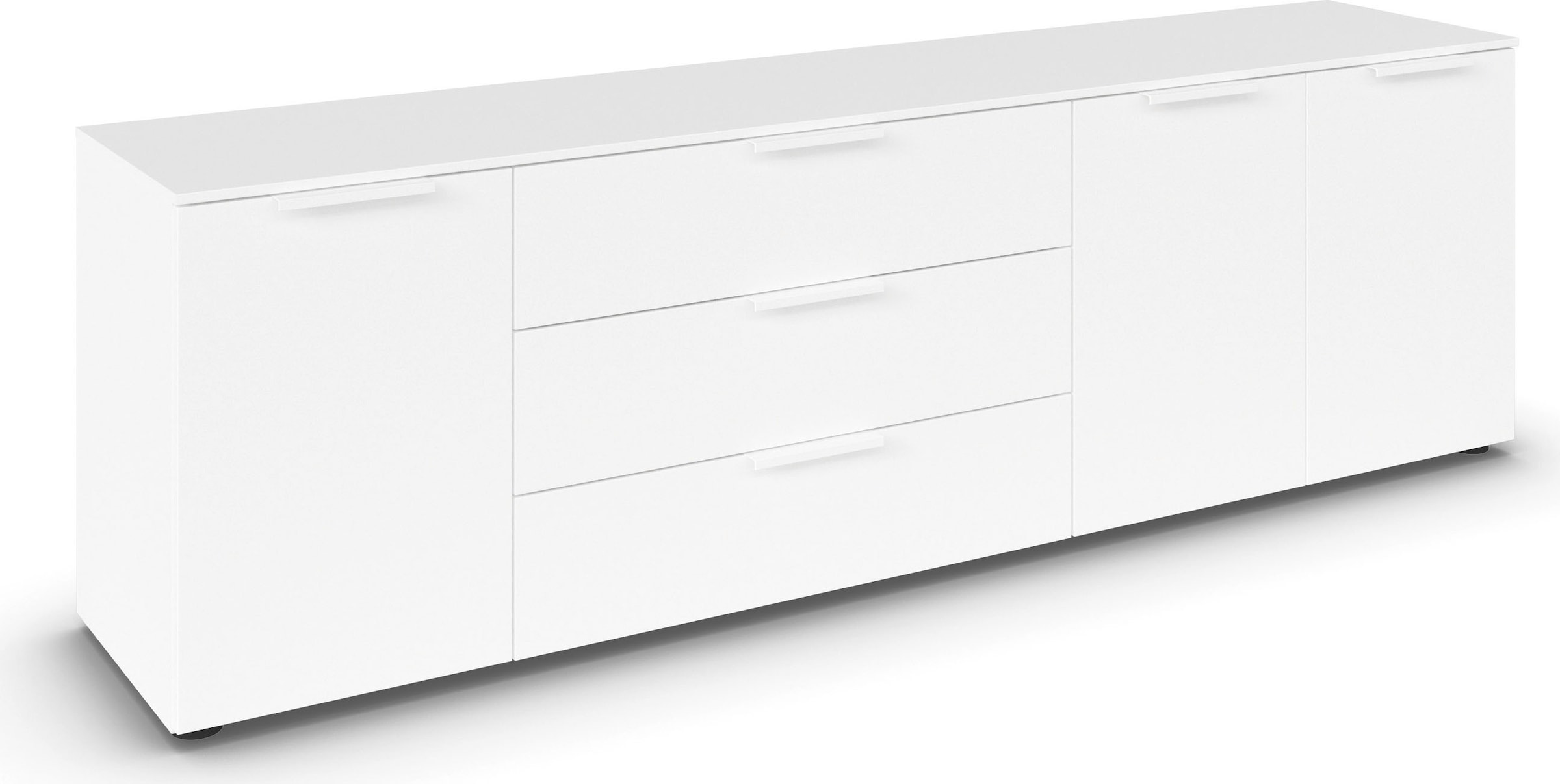 rauch Schubkastenkommode »Kommode Türkommode Sideboard Kombikommode FLIPP« Breite 200 cm mit 2 Einlegeböden,  3-türig mit  3 Schubladen und Soft-Close-Funktion
