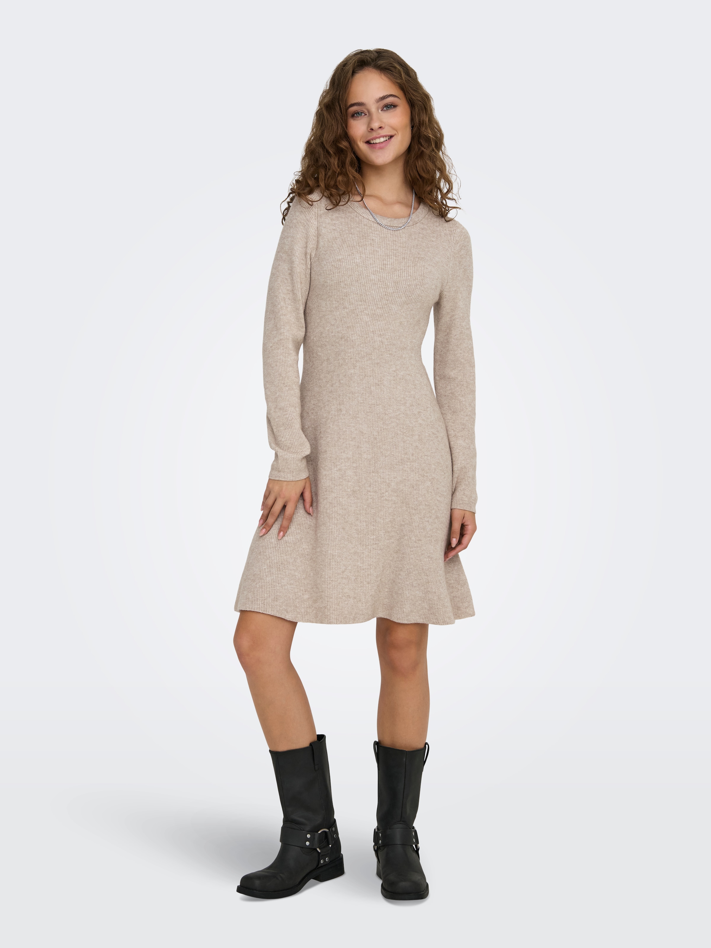 ONLY Midikleid »ONLLATIA LS DRESS EX KNT«
