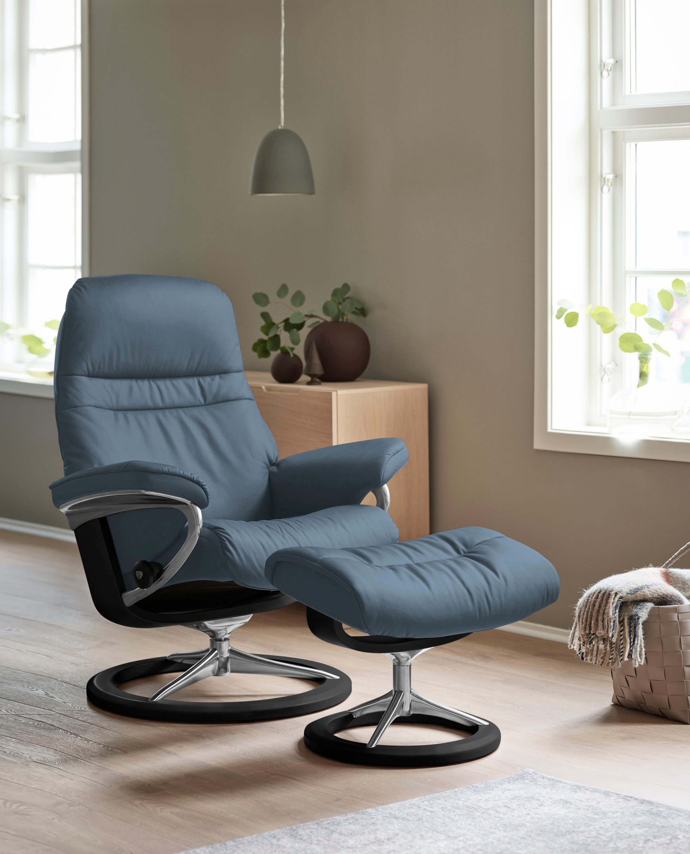 Stressless® Relaxsessel »Sunrise«, mit Signature Base, Größe M, Gestell Schwarz