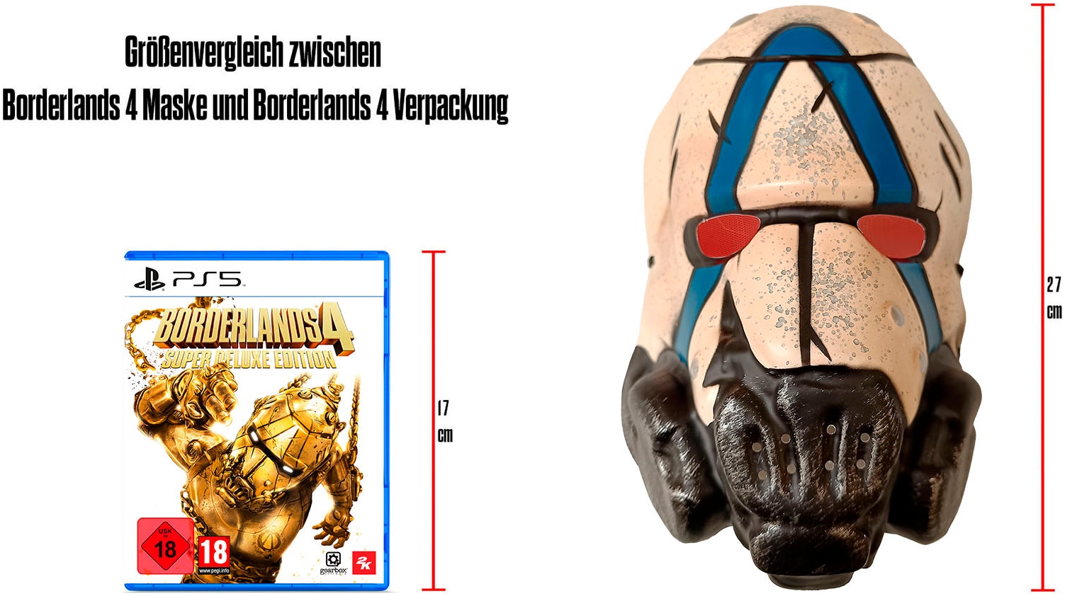 2K Spielesoftware »Borderlands 4 Super Deluxe | inkl. tragbarer Maske, exkl. bei OTTO!«, PlayStation 5