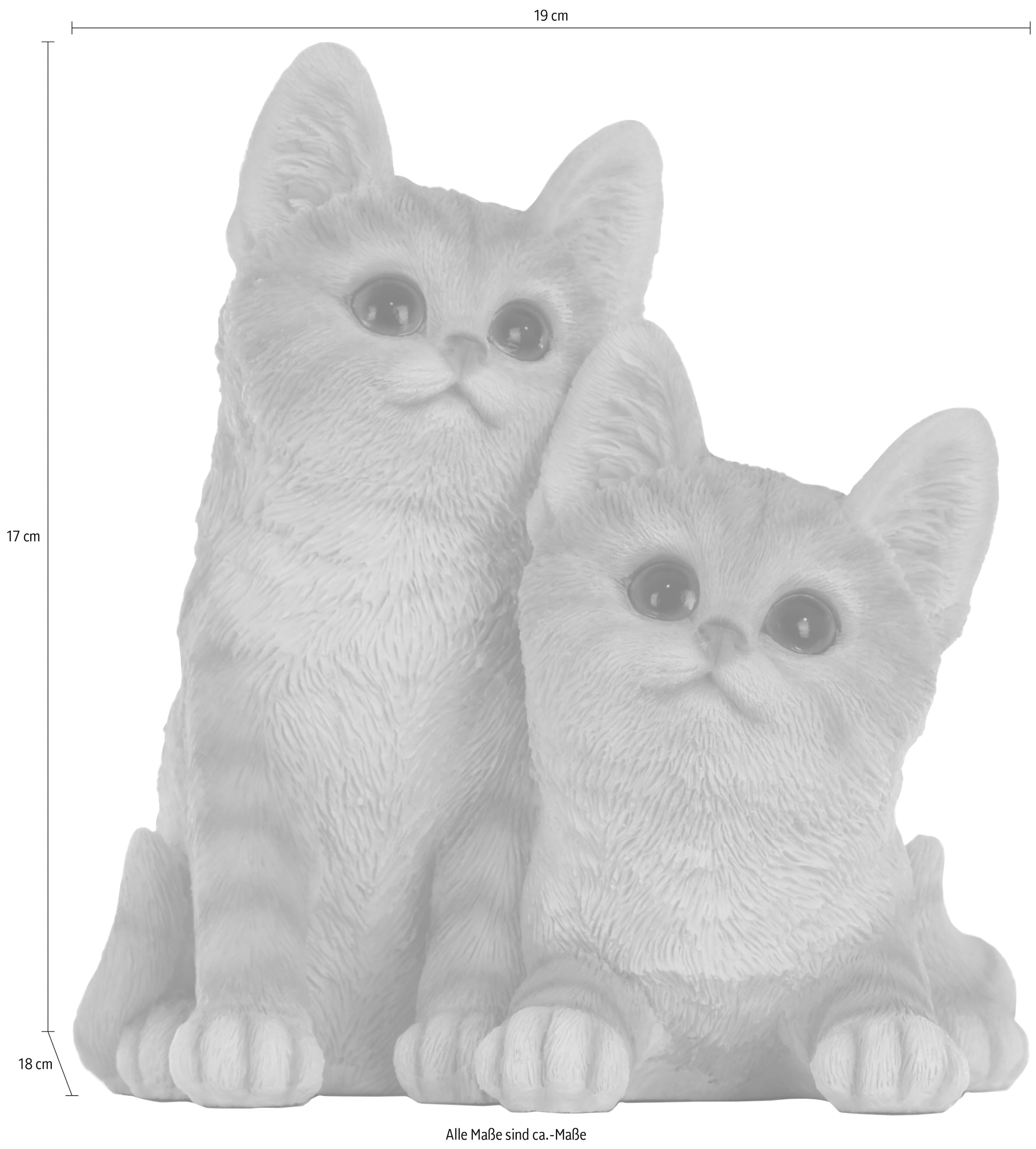 Myflair Möbel & Accessoires Dekofigur »Katzenkinder«, gelb/weiß getigert,  Wohnzimmer online bestellen