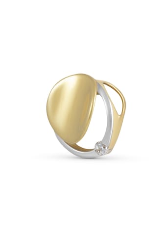 Kettenanhänger »333/- Gelbgold bicolor Zirkonia«