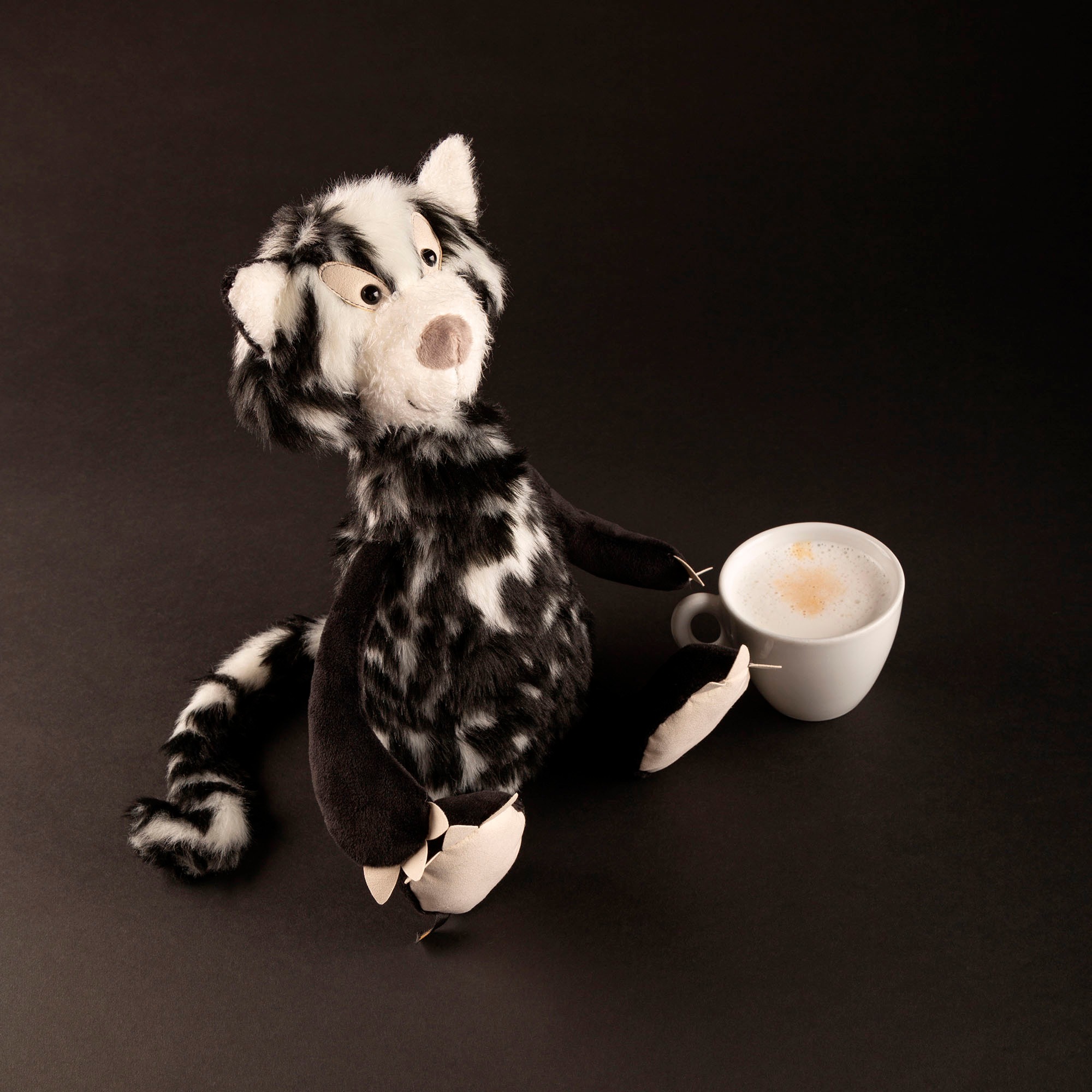 Sigikid Kuscheltier »BeastsTown - Cat Macchiato«, Made in Europe