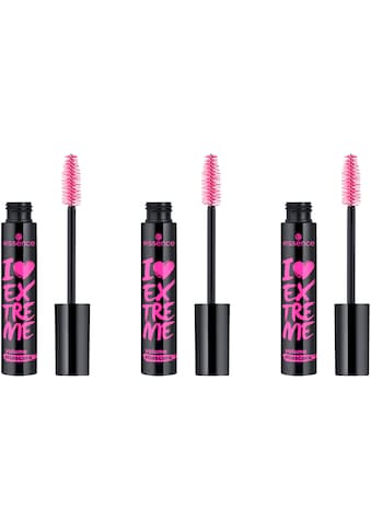 Mascara »I LOVE EXTREME volume mascara«, (Set, 3 tlg.)