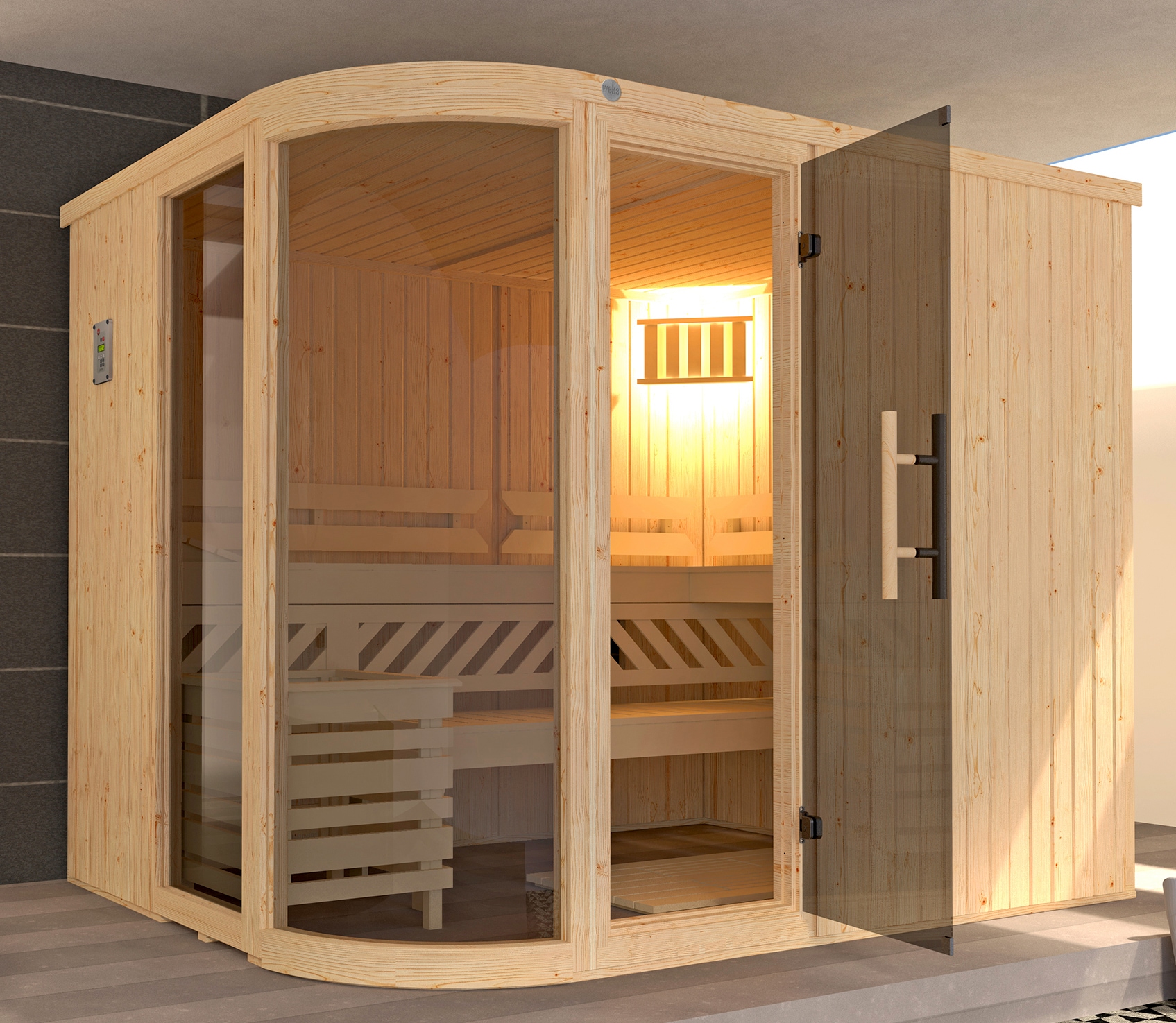 weka Sauna »Sara 2« 9 kW Ofen mit ext. Steuerung