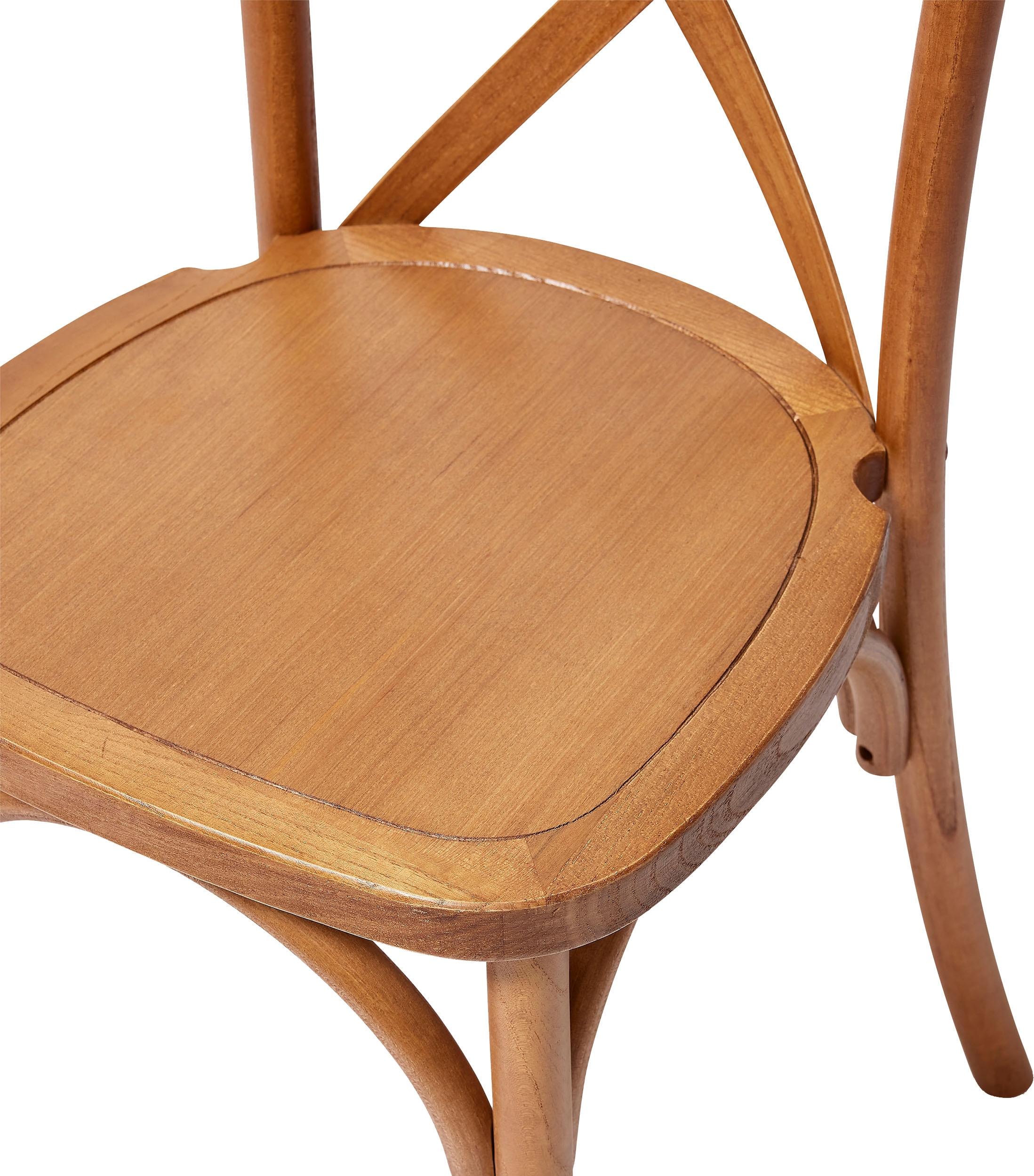 Essentials Stapelstuhl »Crossback« () 1 Stk.Massivholz