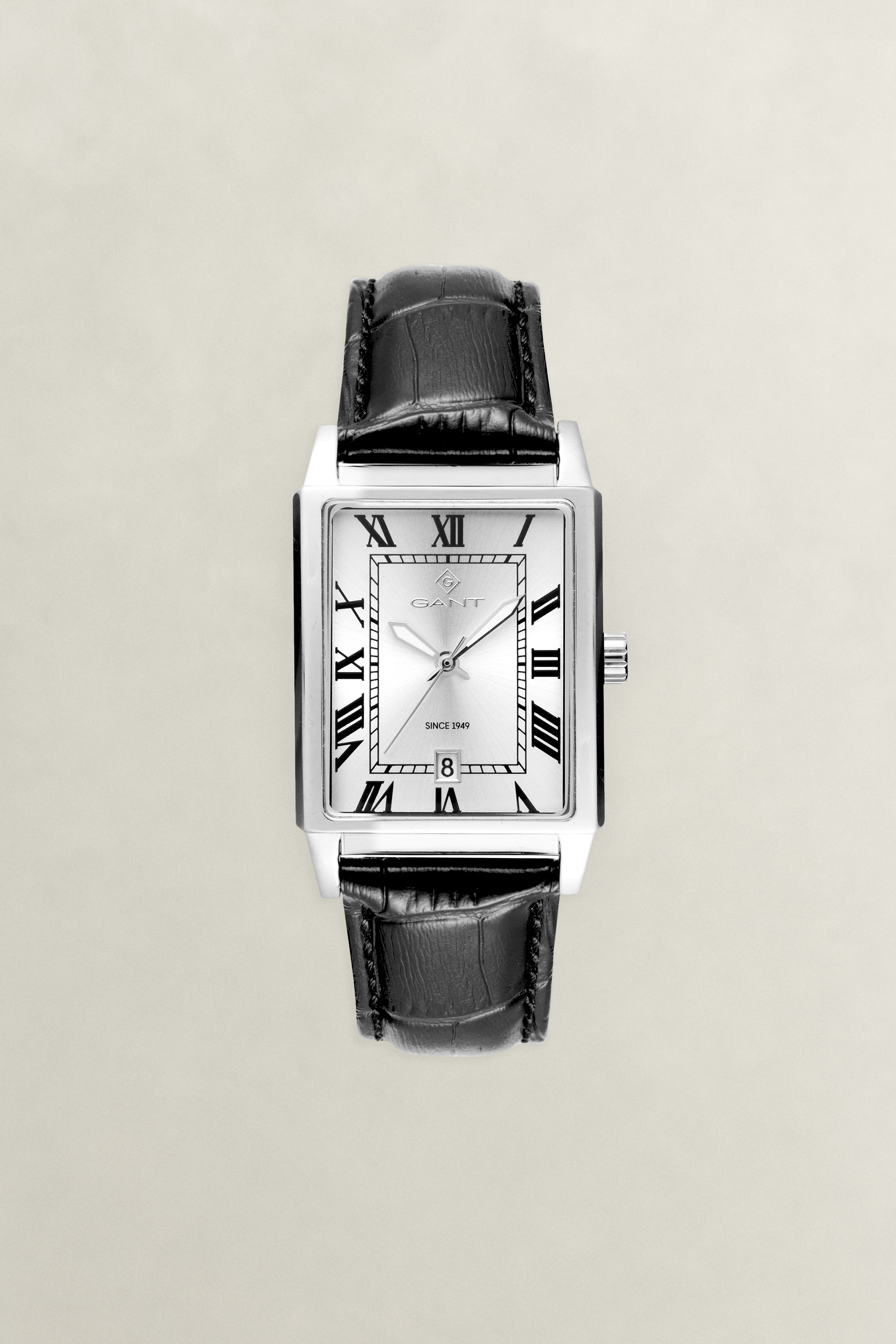 Gant Quarzuhr »Staten Island« Armbanduhr, Herrenuhr, Lederarmband, analog, Tag